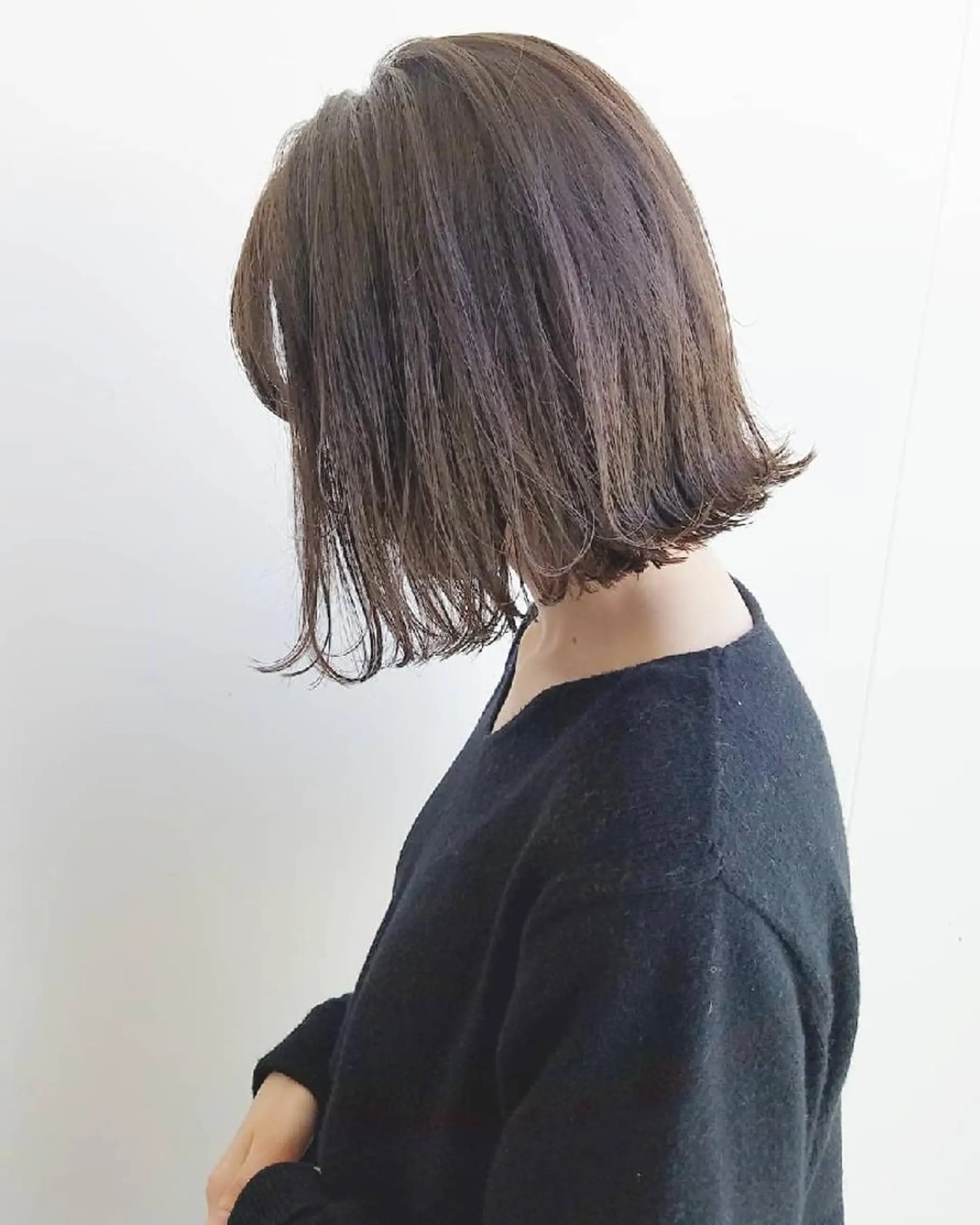 カラー ショート ヘアアレンジ ネイル マツエク・マツパ 切りっぱなしボブ ボブ iplus✴ まつげ、眉毛、耳つぼのマツエク・マツパデザイン