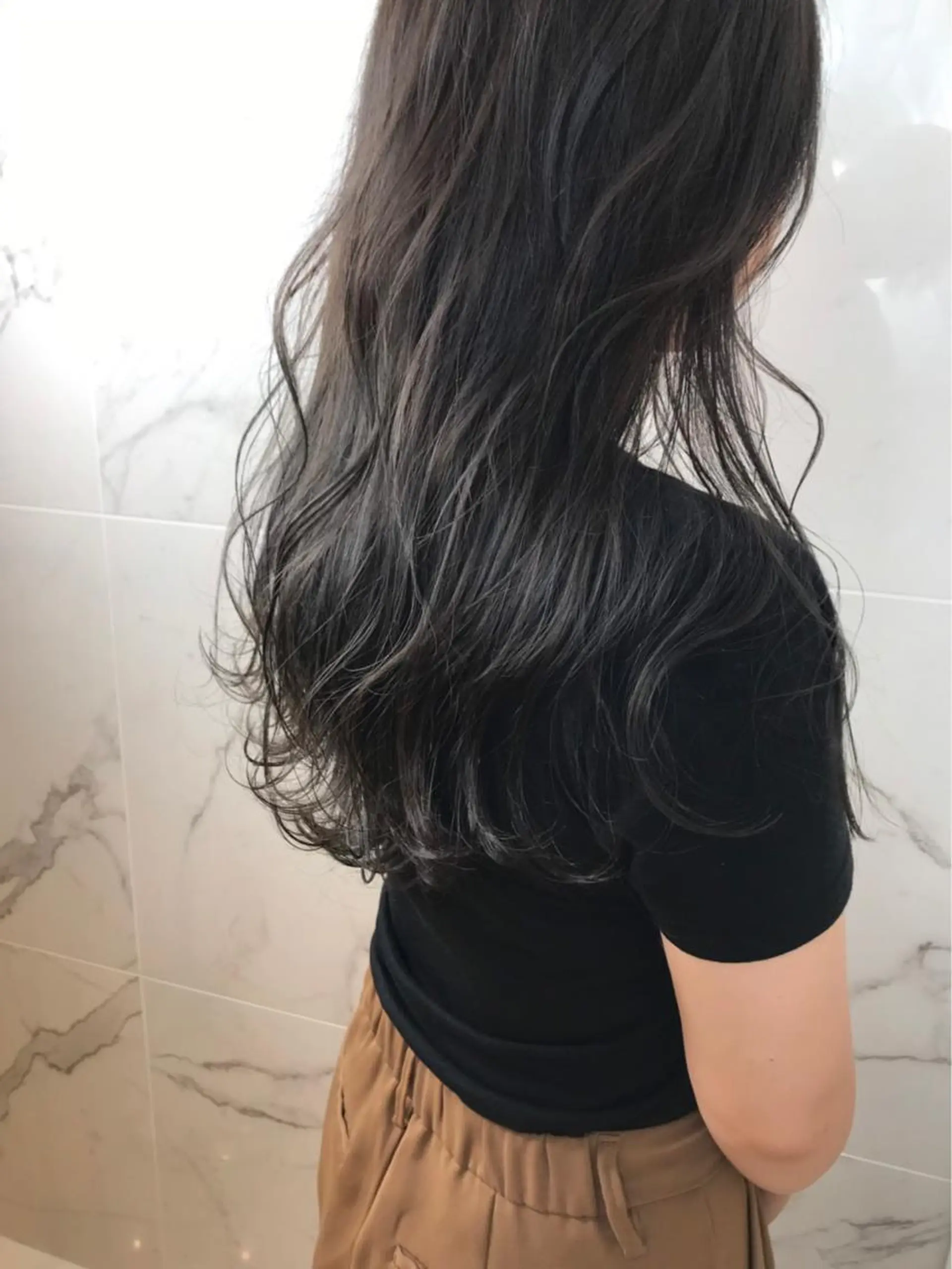 ロング カラー 髪質改善IENA店長 小泉拓のヘアスタイル