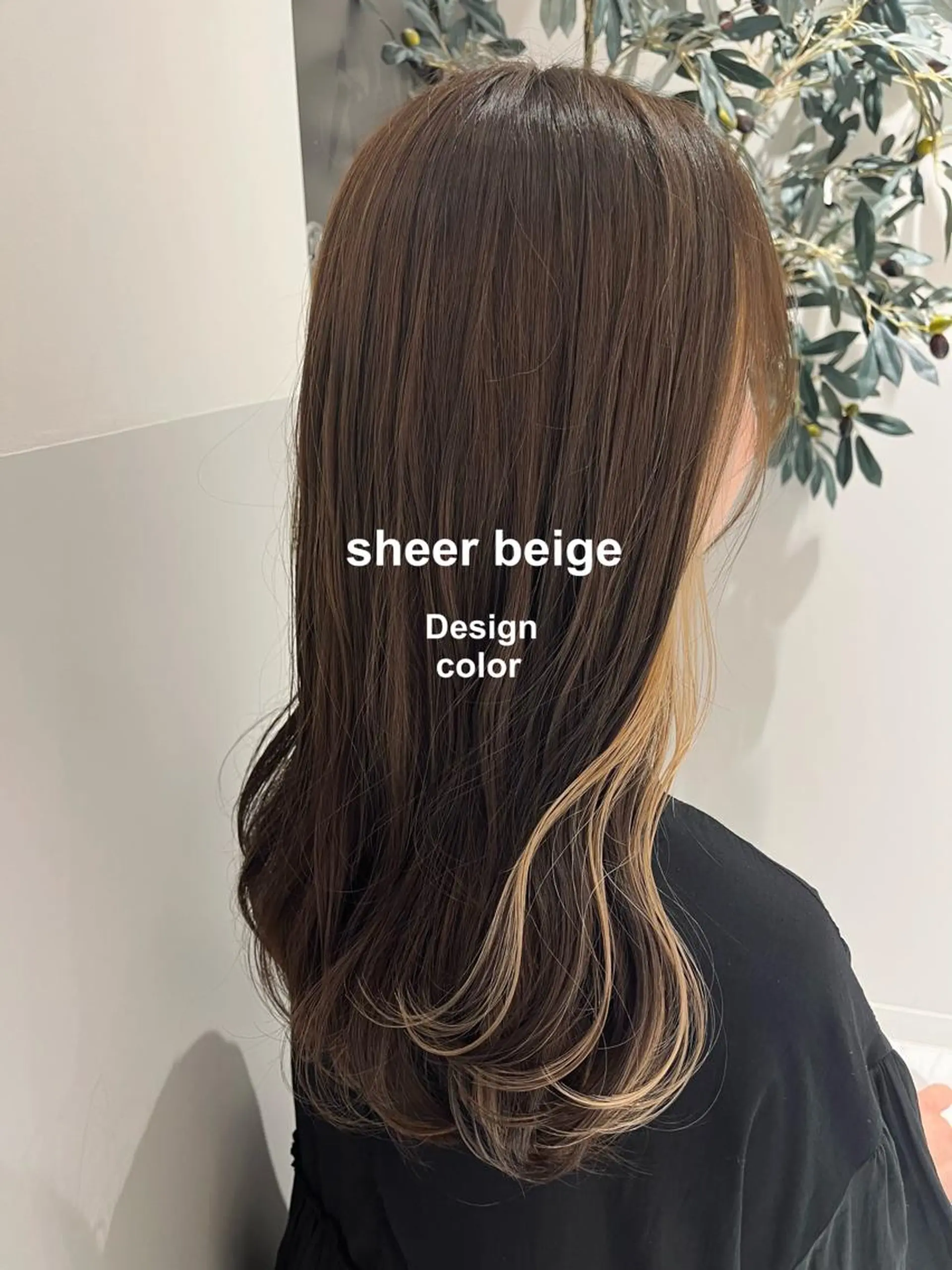 ロング カラー カット ヘアカラー RINA🧤 デザインとボブのヘアスタイル