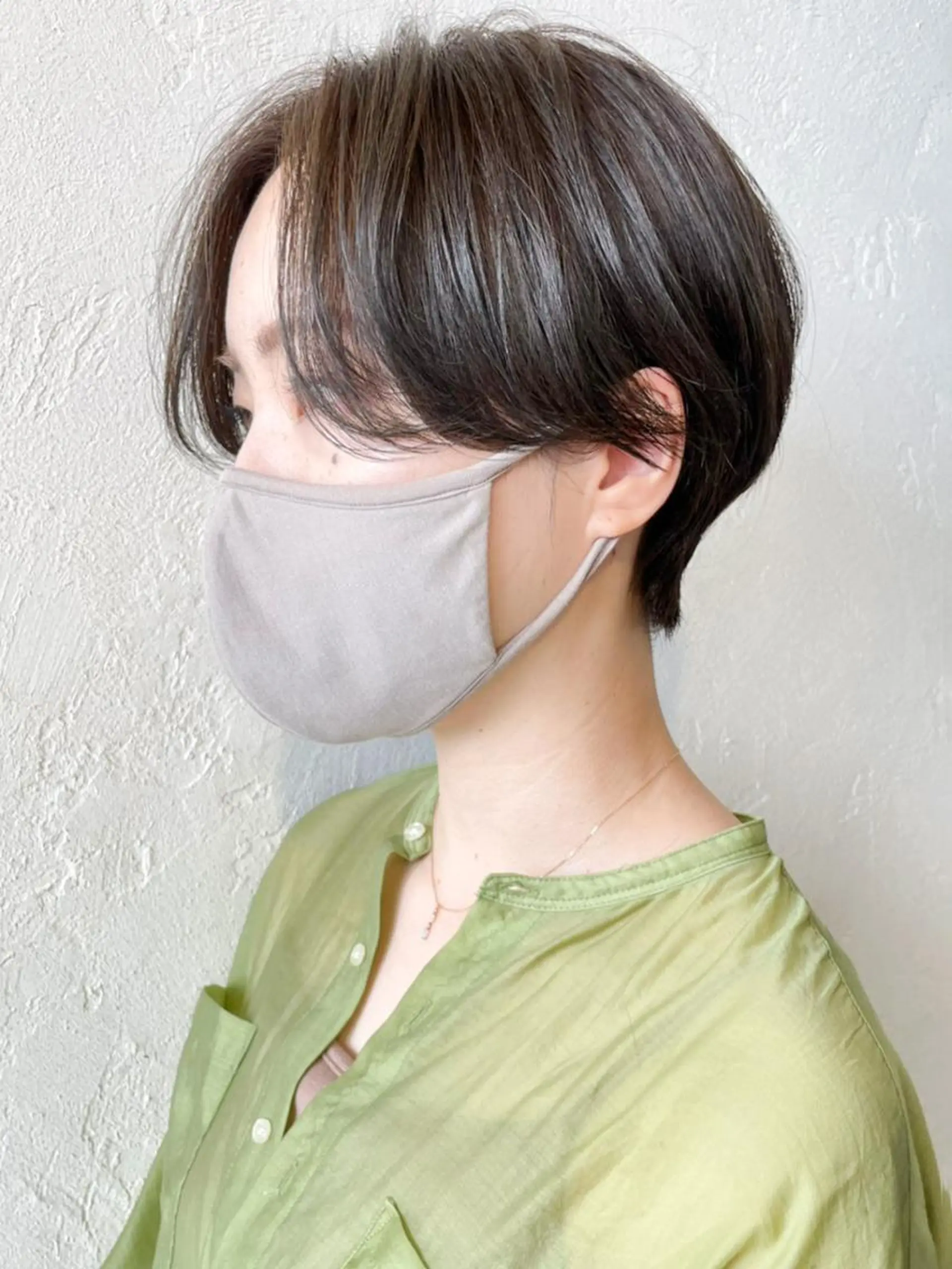 ショート カラー パーマ ヘアアレンジ ショートヘア ITbyALBUM 藤沢店のヘアスタイル