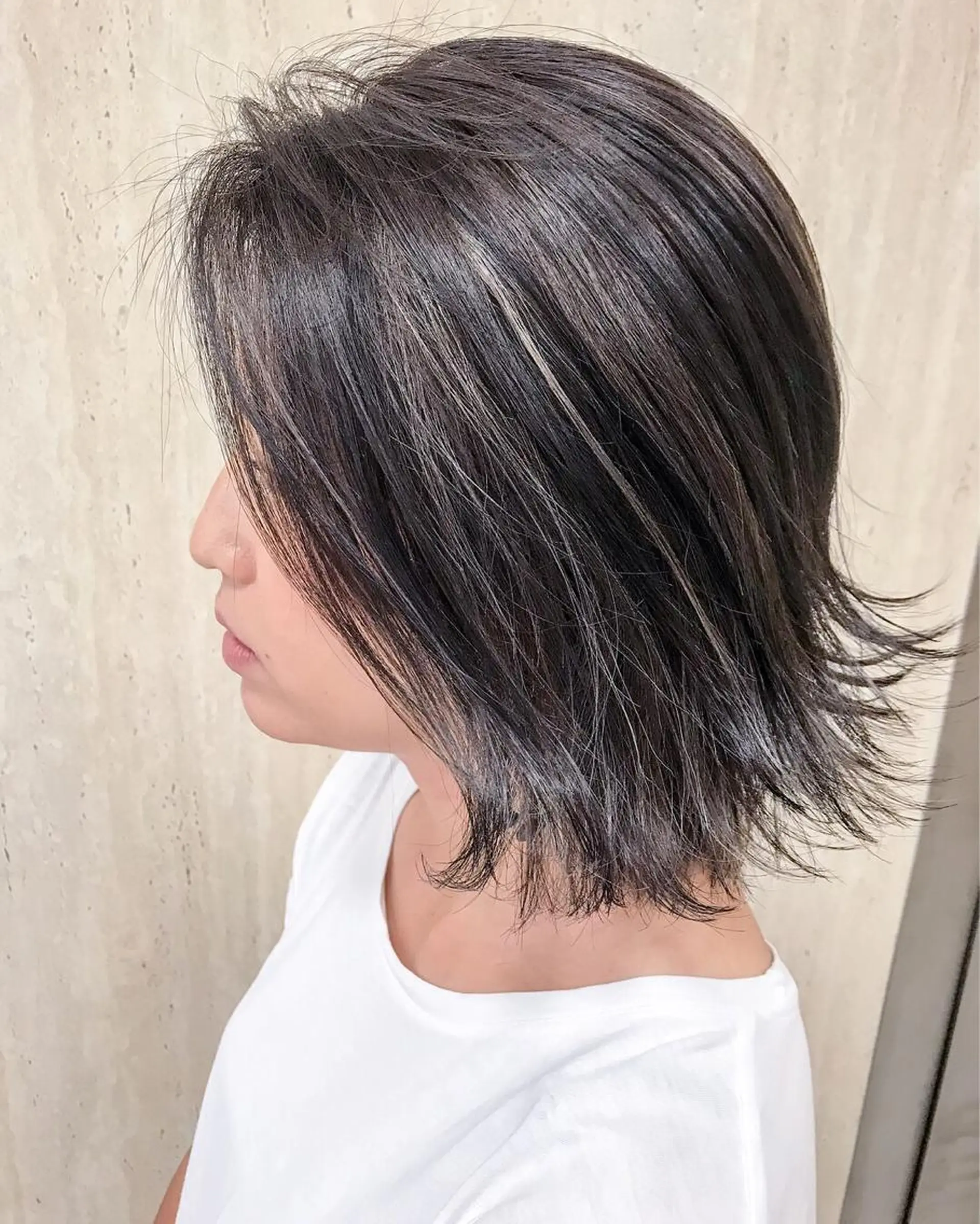 ショート カラー ハイライトカラー ハイライト ヘアカラー BOX mico.のヘアスタイル