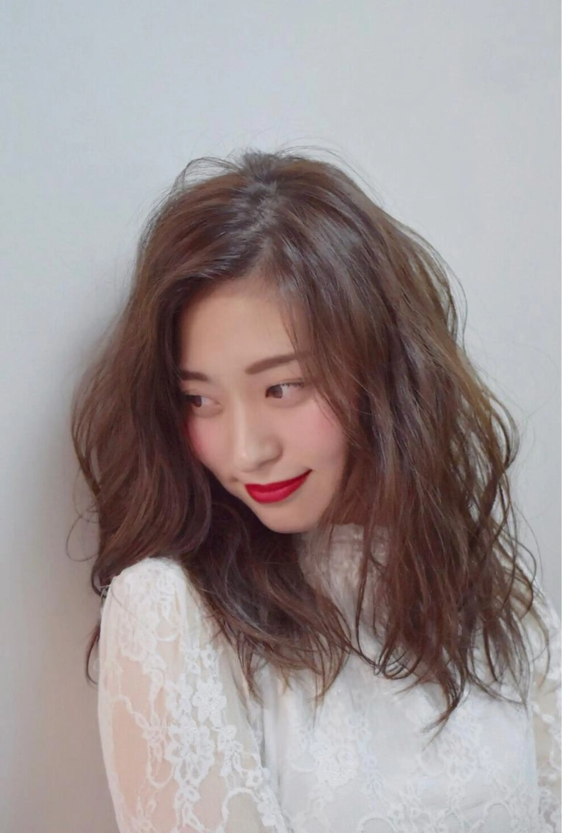 ロング カラー パーマ イルミナカラー Blossom大塚 ディレクター永野のヘアスタイル