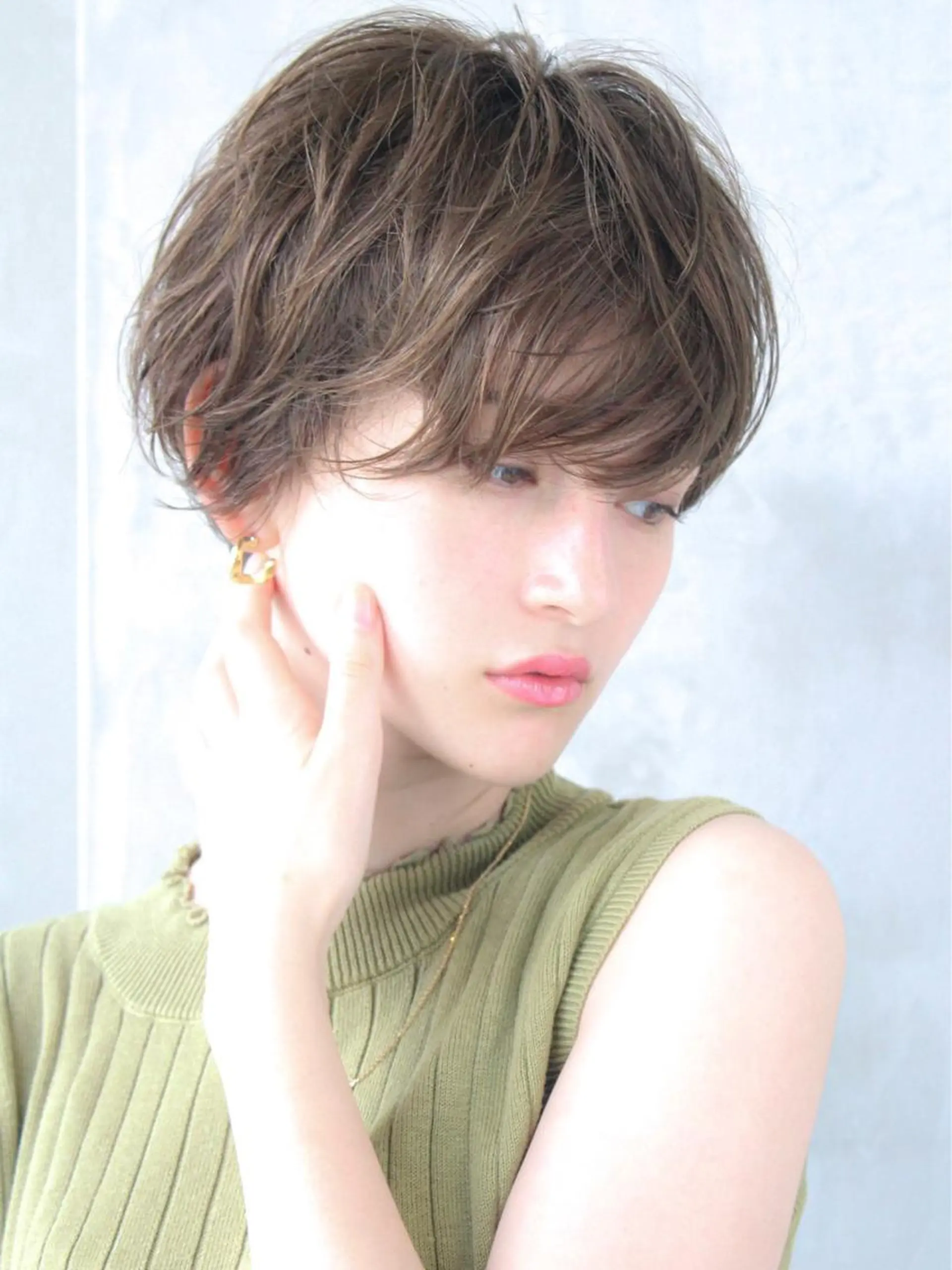 ショート カラー カット ヘアカラー トリートメント 🉐レイヤー/塩見 弘樹🉐渋谷のヘアスタイル