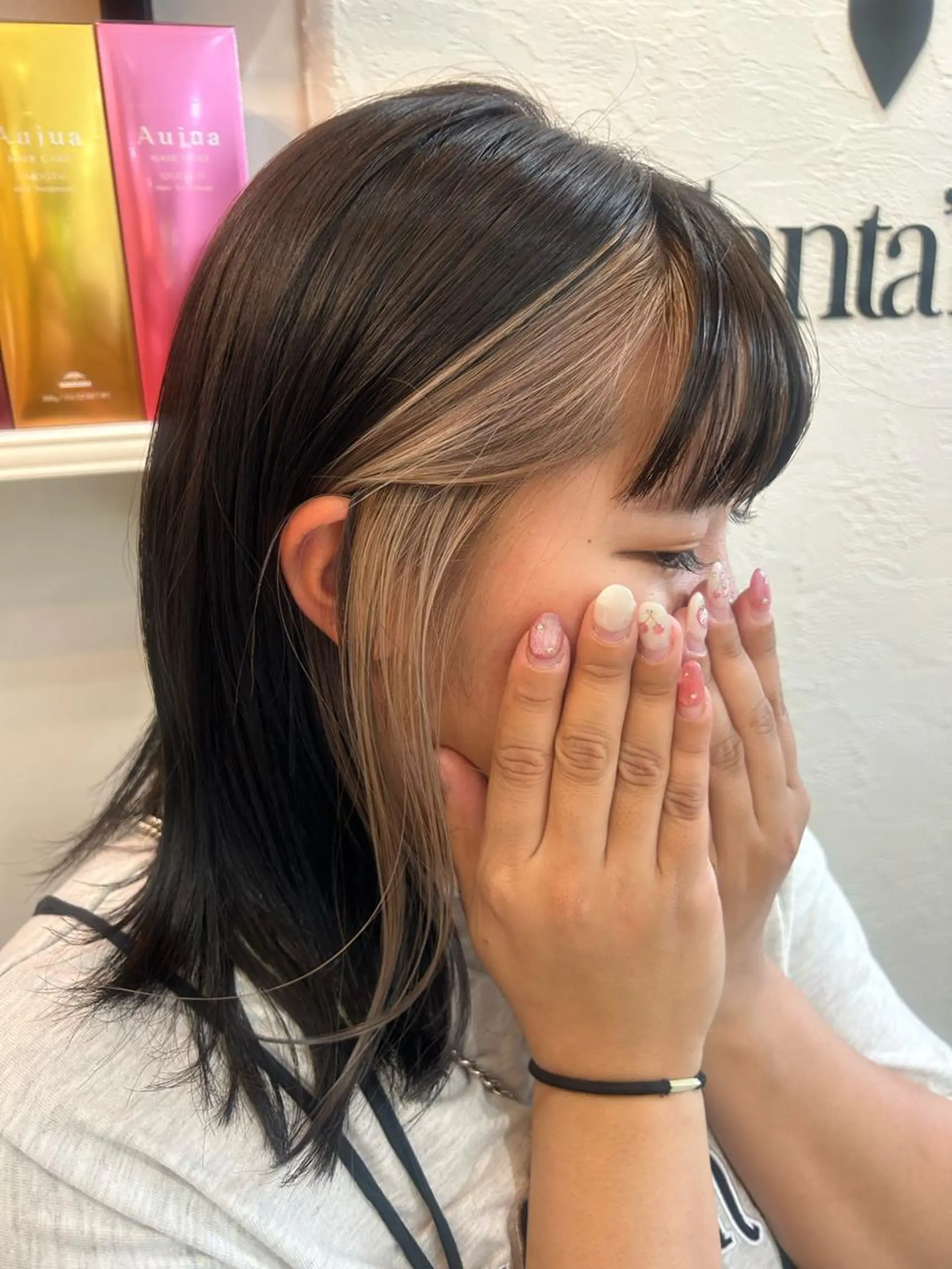 セミロング カラー ヘアカラー stylist 🌼 SHIONのヘアスタイル