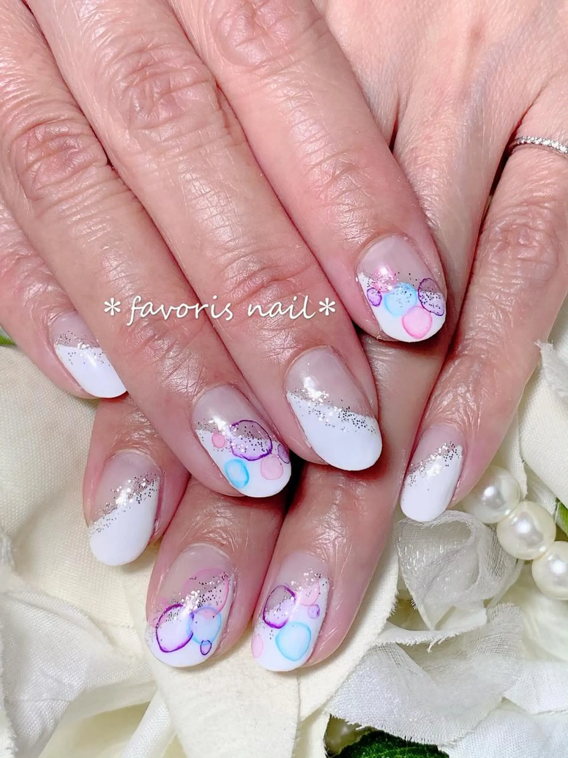 ネイル ハンドネイル favoris nail🌼のネイルデザイン