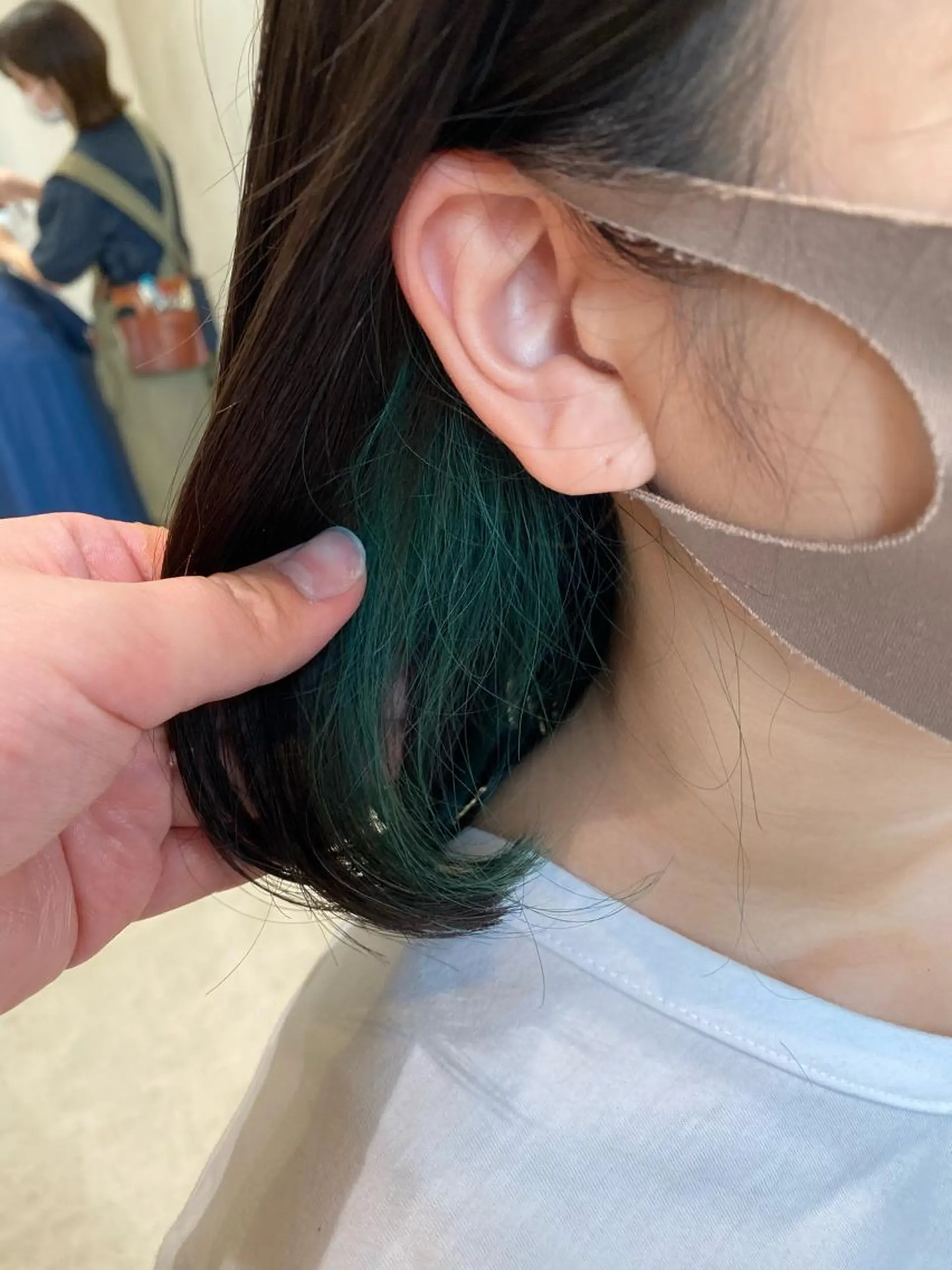 ミディアム カラー hair&eyelash Truth所属・名古屋市北区/黒川/ Truth上谷綾子のヘアスタイル