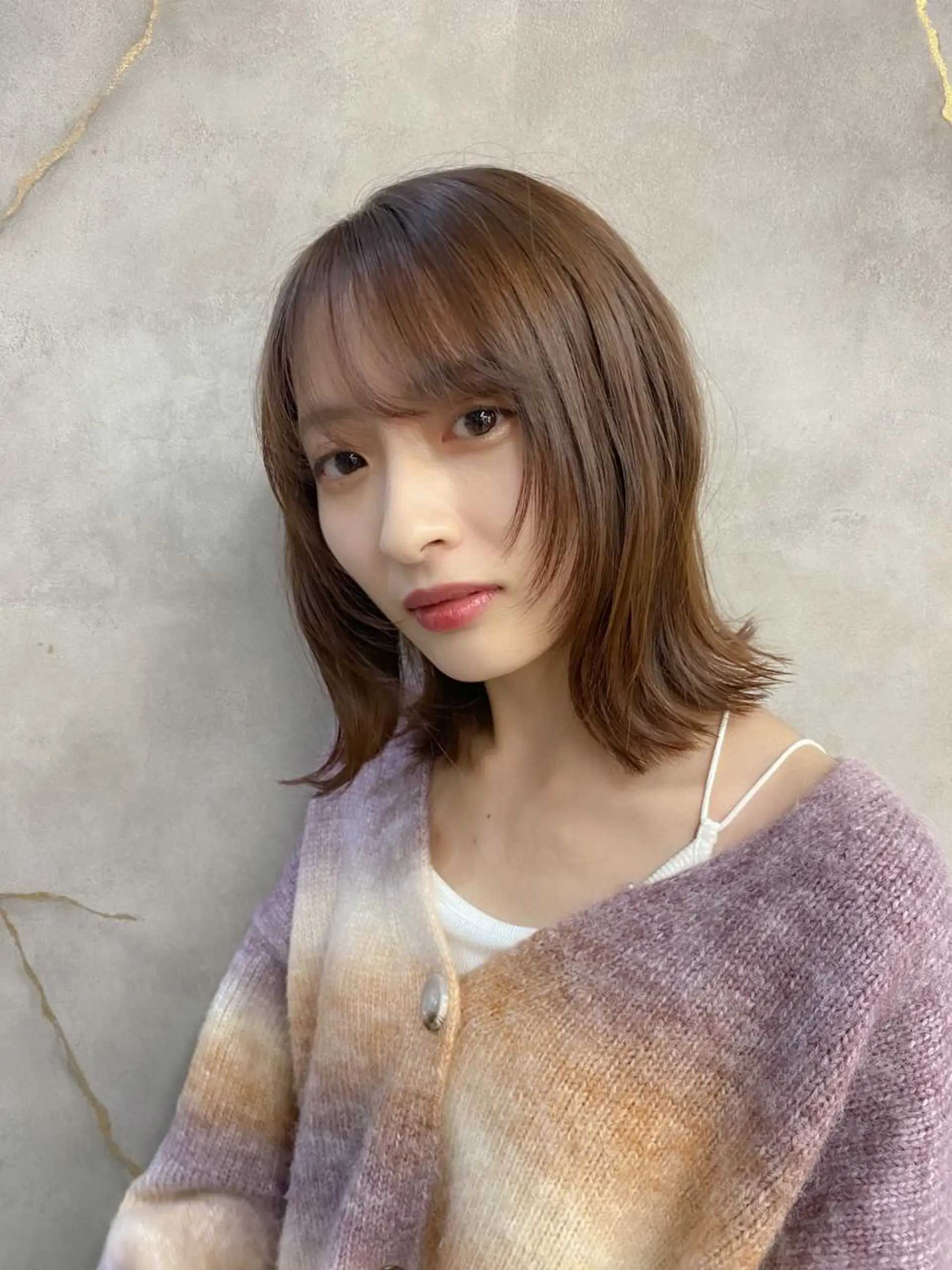 ミディアム カラー ヘアアレンジ 🇰🇷韓国ヘア/ レイヤー/まさ❣️のヘアスタイル