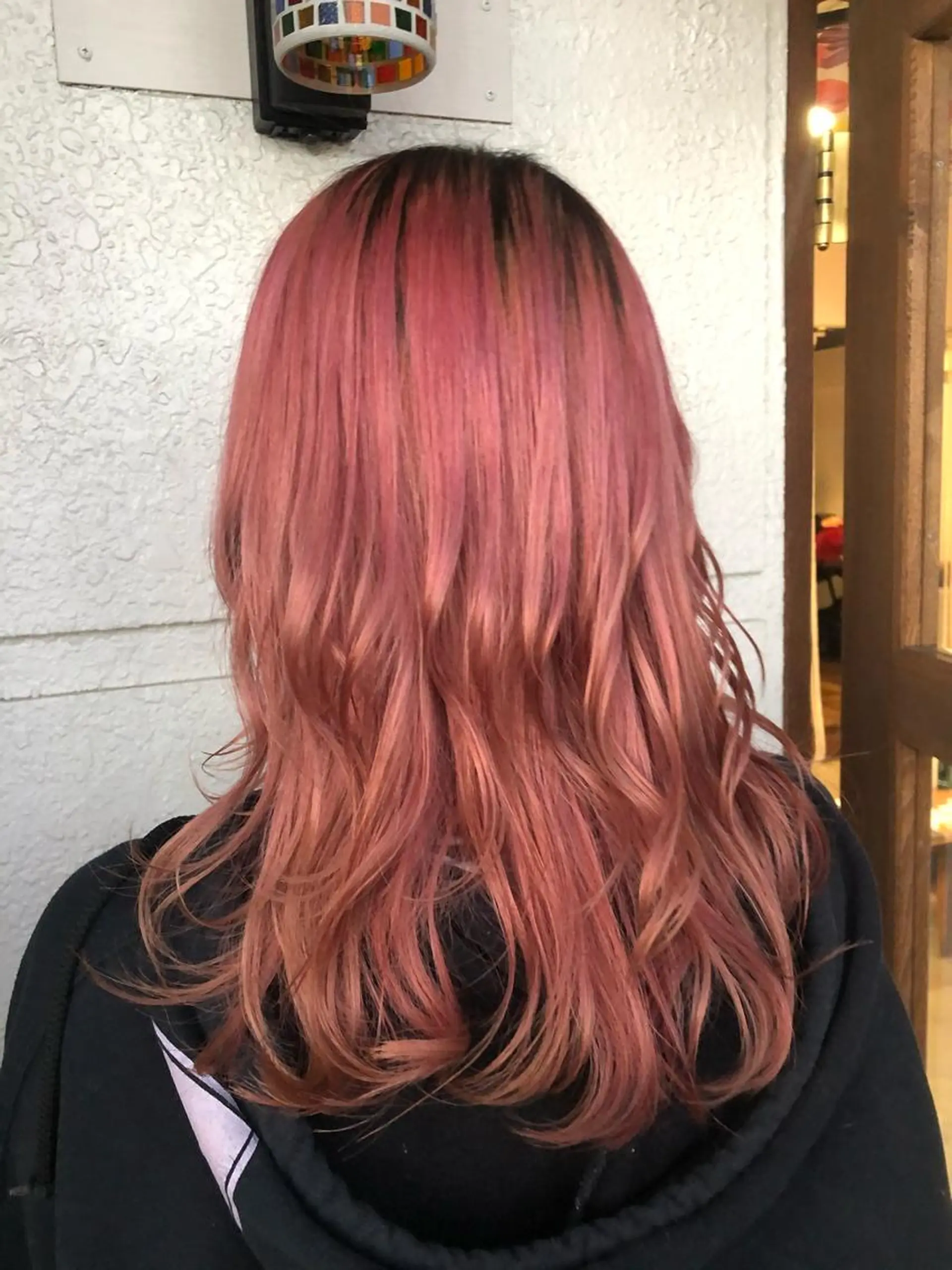 ミディアム ヘアカラー レイヤーカット匠 イソザキノリユキのヘアスタイル