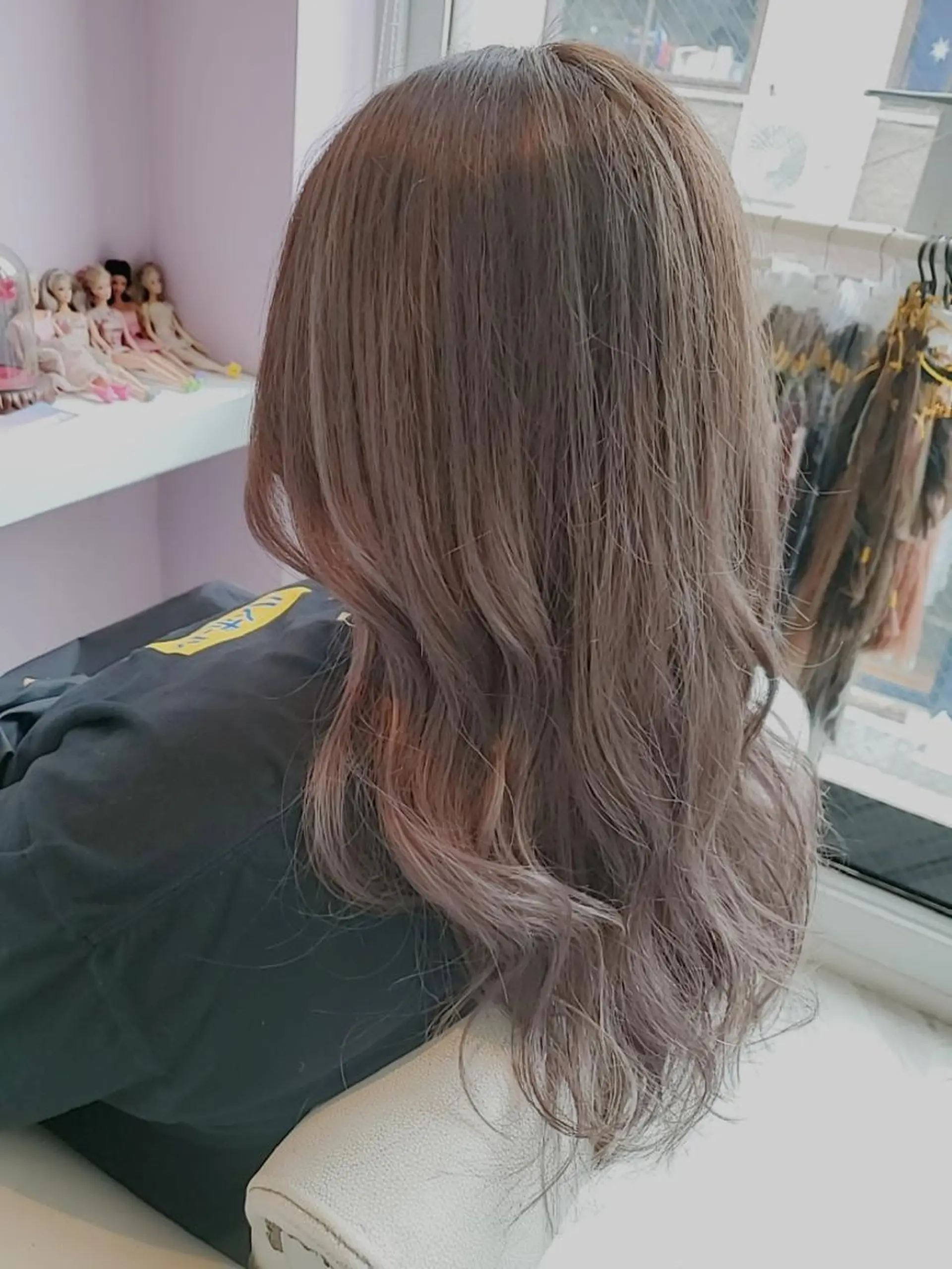 ロング カラー ハイライトカラー シルバー ハイライト ナカシマ  アユミのヘアスタイル