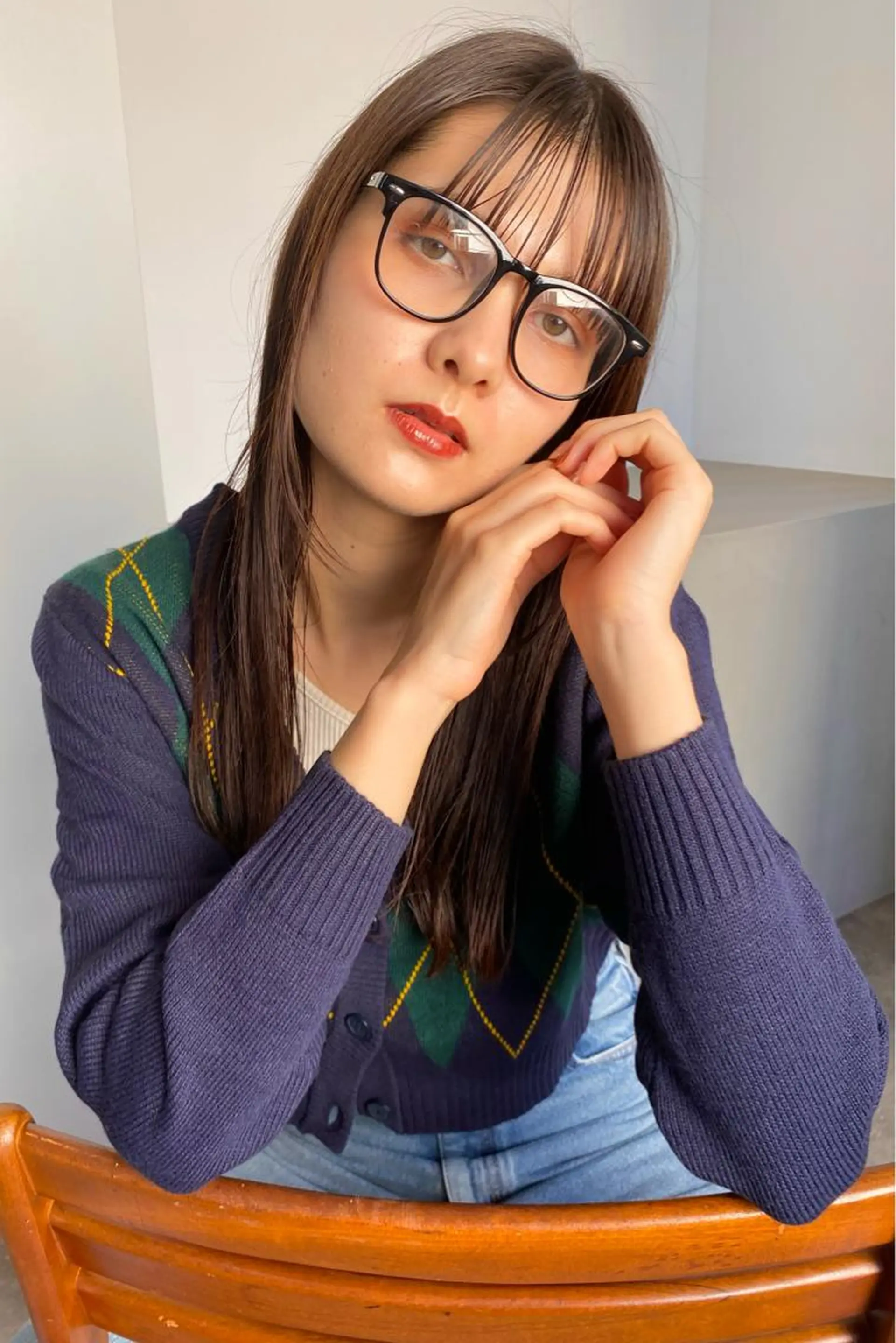 ロング カラー カット ヘアカラー トリートメント Hayashi Shioriのヘアスタイル