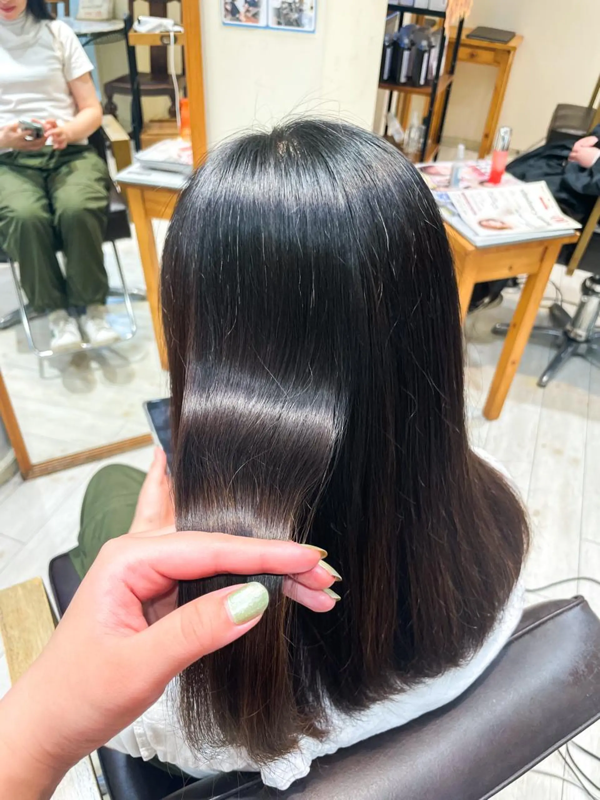 ミディアム 髪質改善 トリートメント トリートメント アレンジ🎀ツヤ髪✨ 北野亜優実‪🌱‬のヘアスタイル