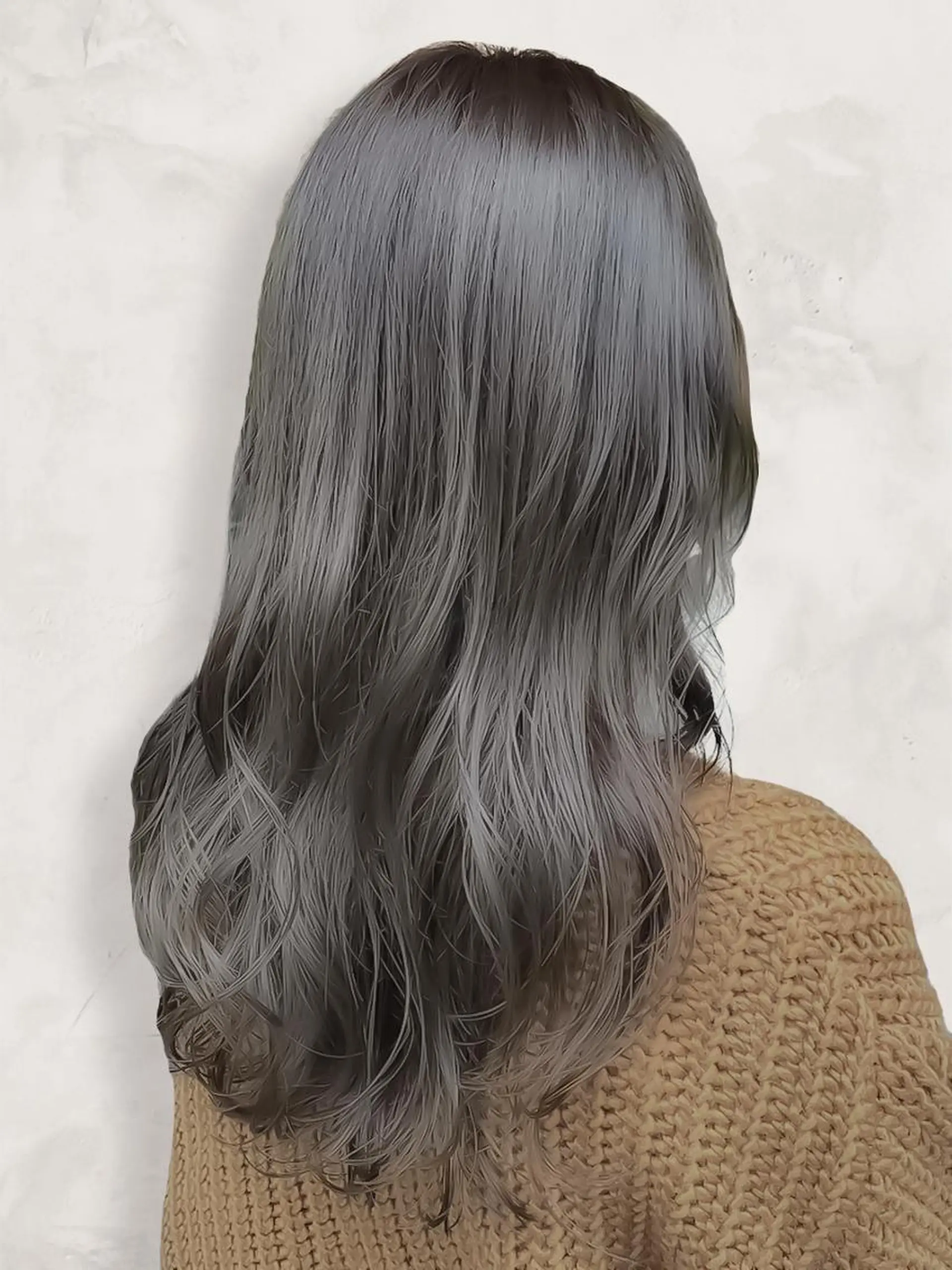 ロング カラー ブリーチ 透明感カラー ブリーチなしカラー 髪質改善 カット ヘアカラー トリートメント 永岡 はるのヘアスタイル