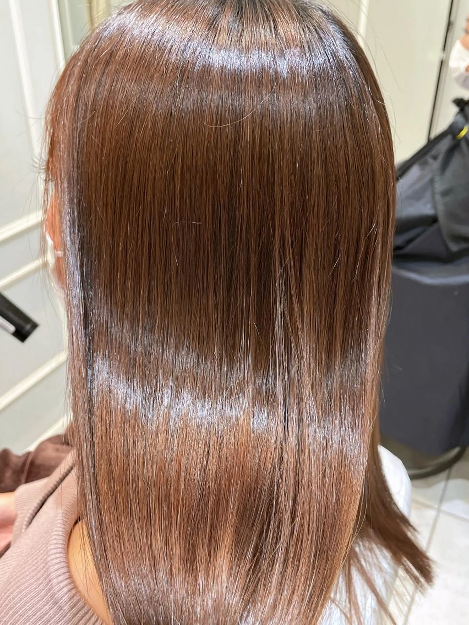 セミロング 髪質改善 トリートメント ヘアカラー トリートメント 🦖鶴岡香純🦖 産休中のヘアスタイル