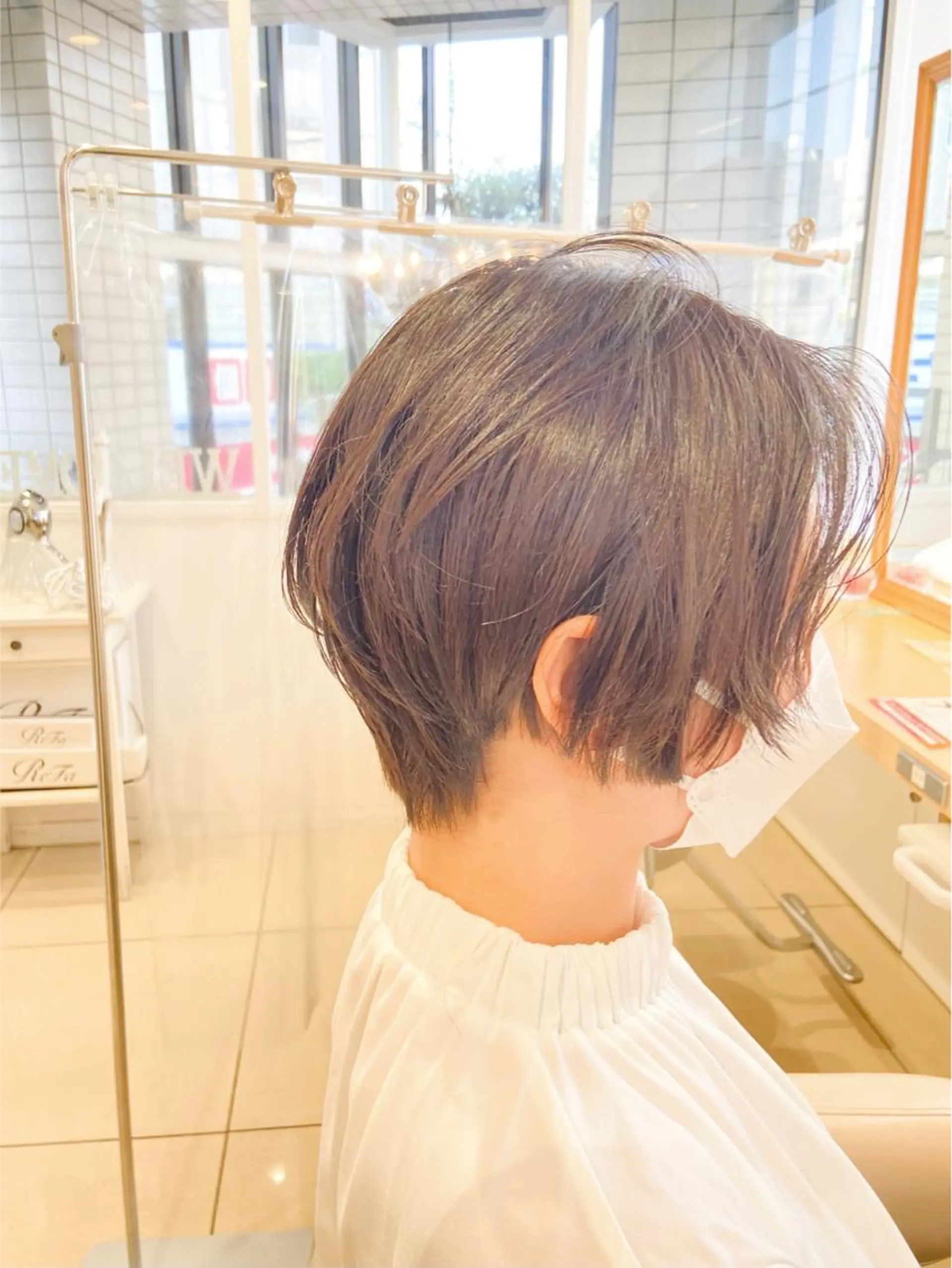 ショート カラー 30代からの大人 ショートのヘアスタイル