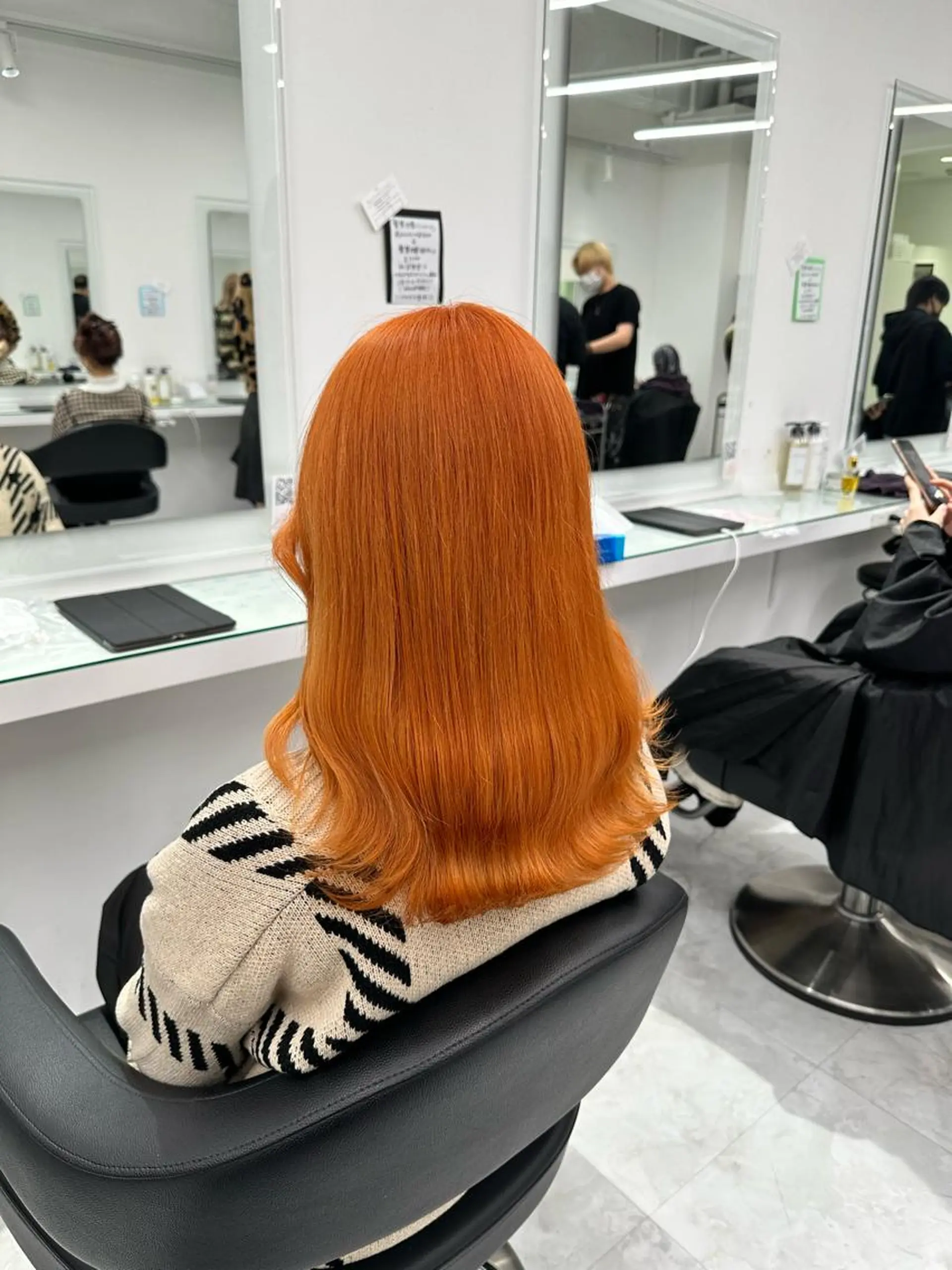 カラー マンツーマン/原宿/ 透明感カラー⭐️のヘアスタイル