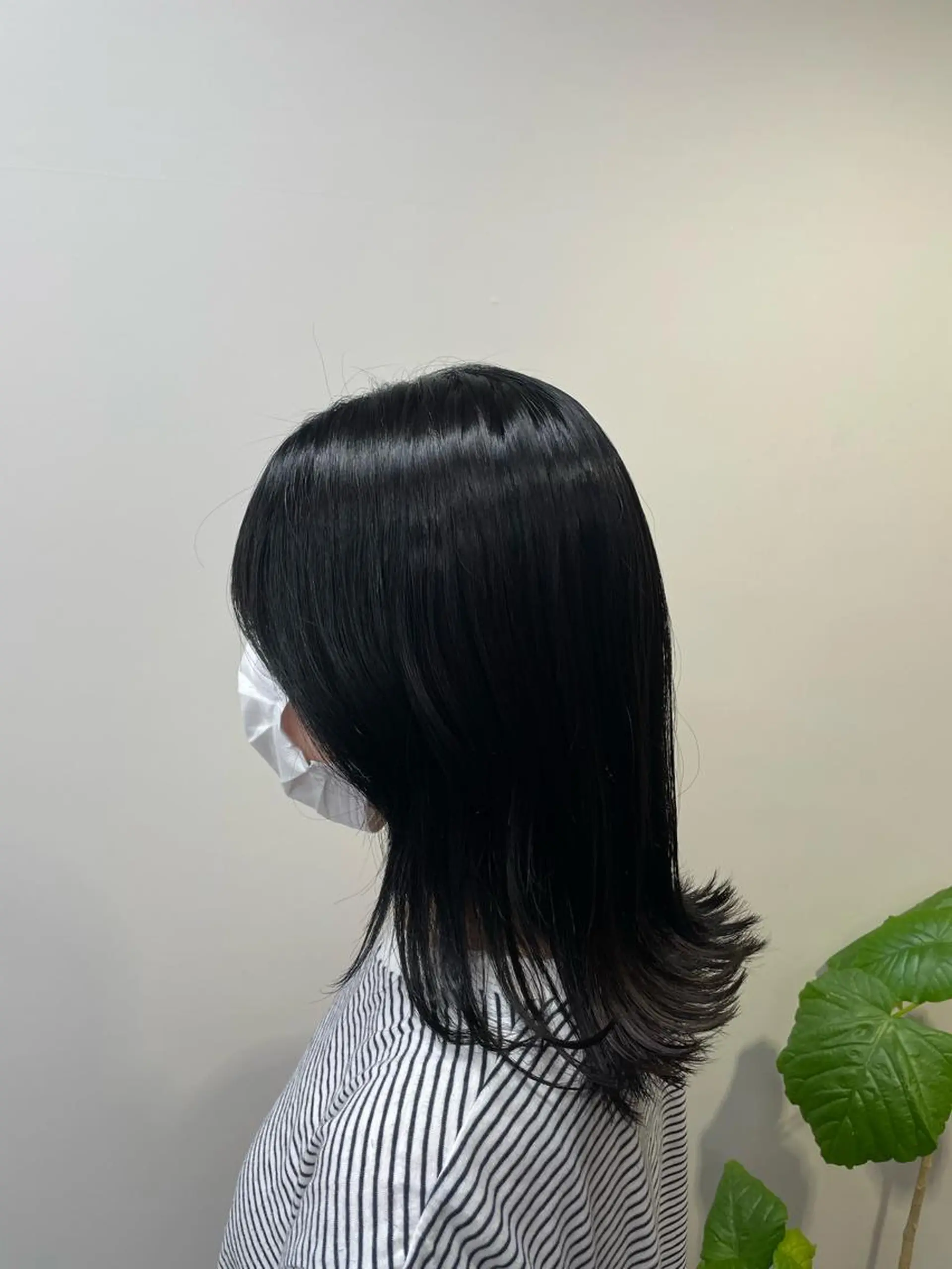 セミロング アライ レンカのヘアスタイル