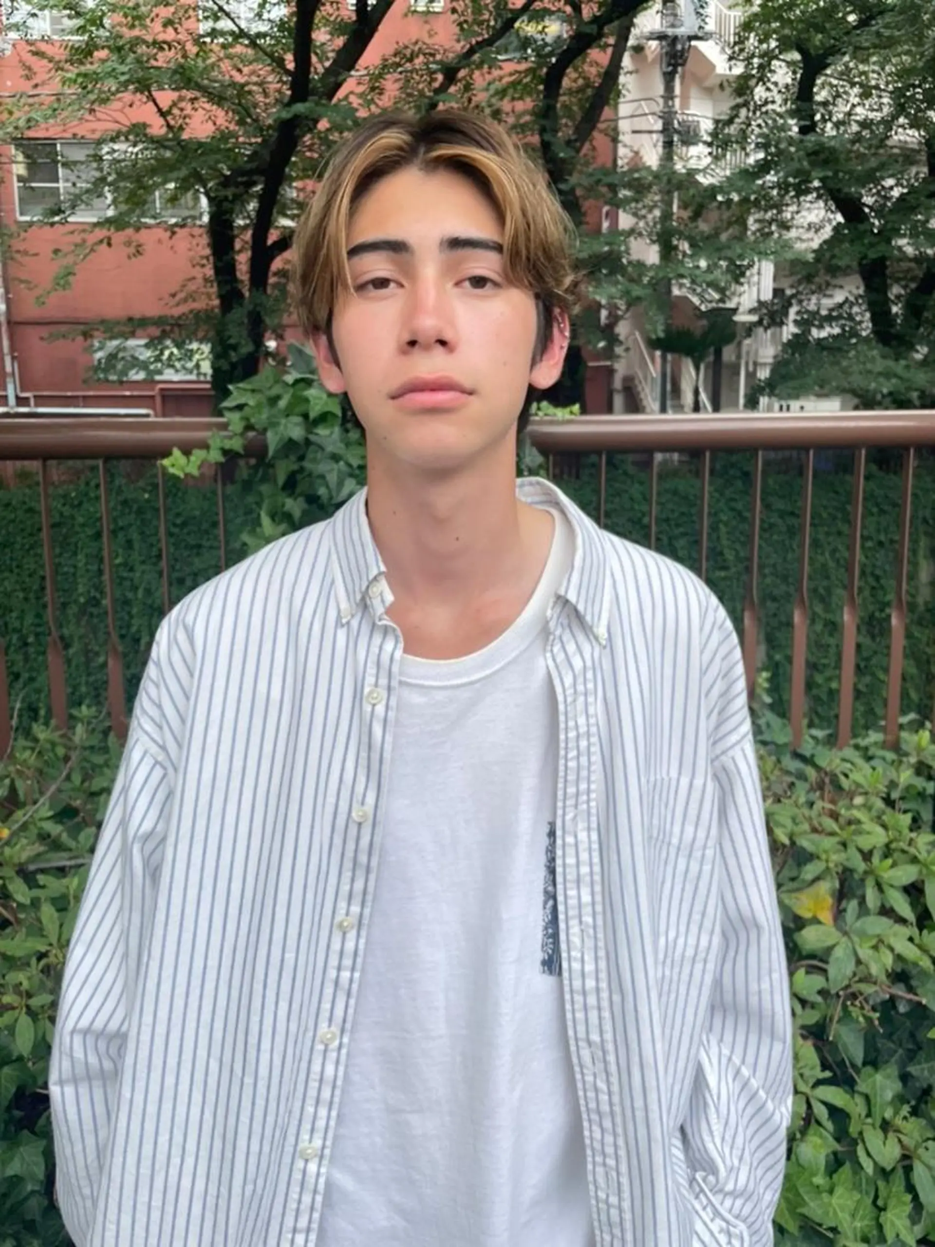 ミディアム パーマ カラー ショートボブ ミディアムパーマ アディクシーカラー ブリーチ ケアブリーチ カット ヘアカラー トリートメント CEINE【セーヌ】 三軒茶屋のヘアスタイル