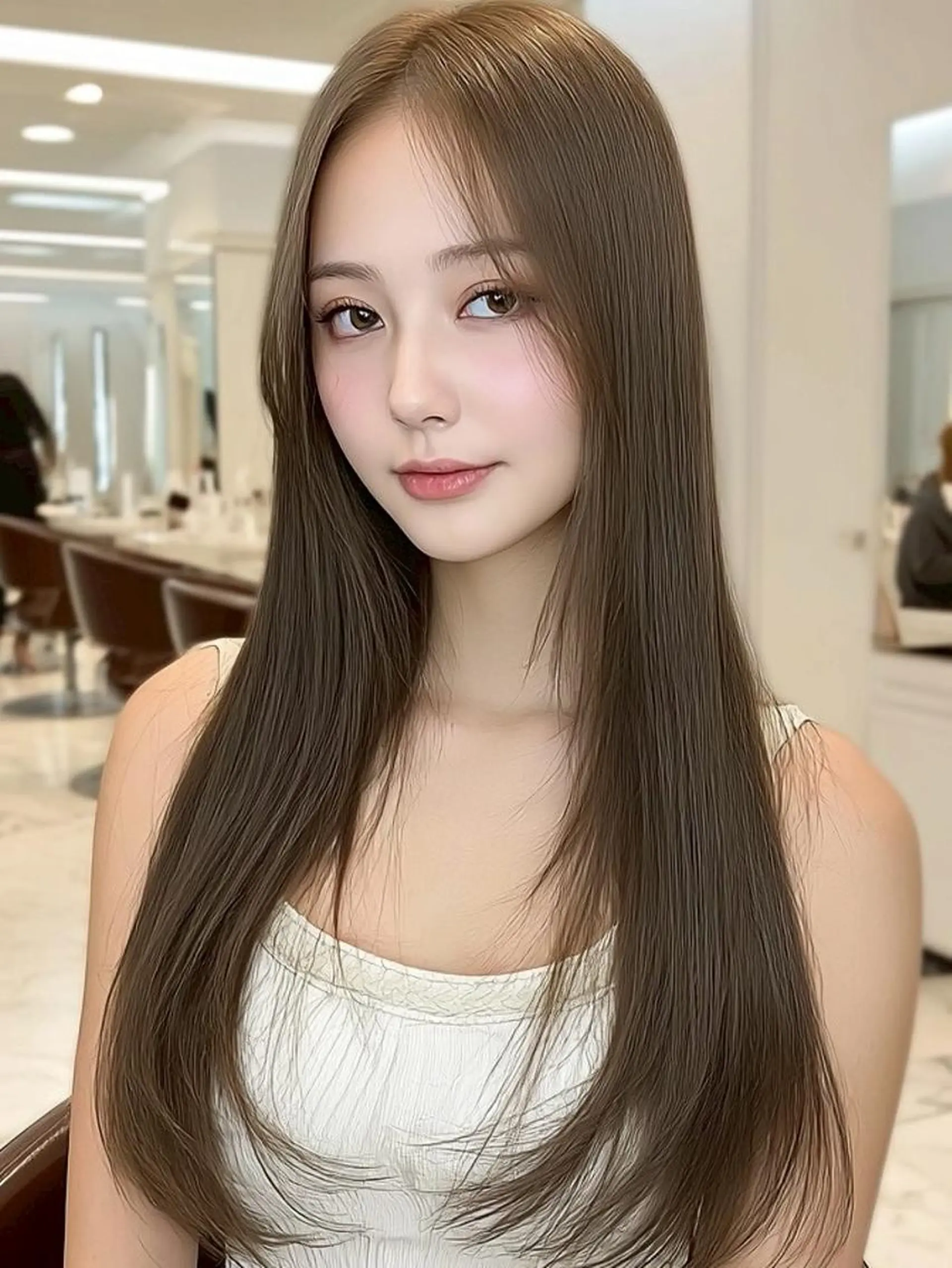 パーマ 切りっぱなしボブ ショートボブ ボブ 髪質改善 縮毛矯正 ✨髪質改善ストレート ✨/ミヤビのヘアスタイル