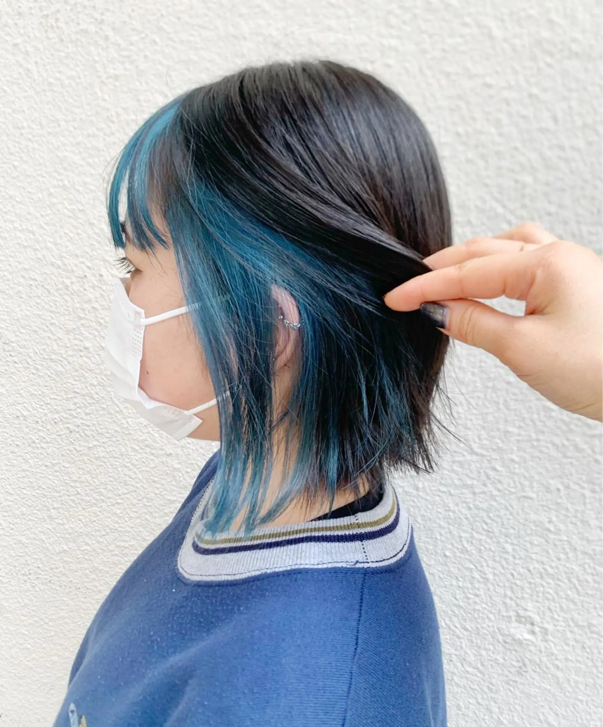 ミディアム カラー ヘアアレンジ ブリーチ ピンクカラー🩷 ヘアセットＮＯ.1のヘアスタイル