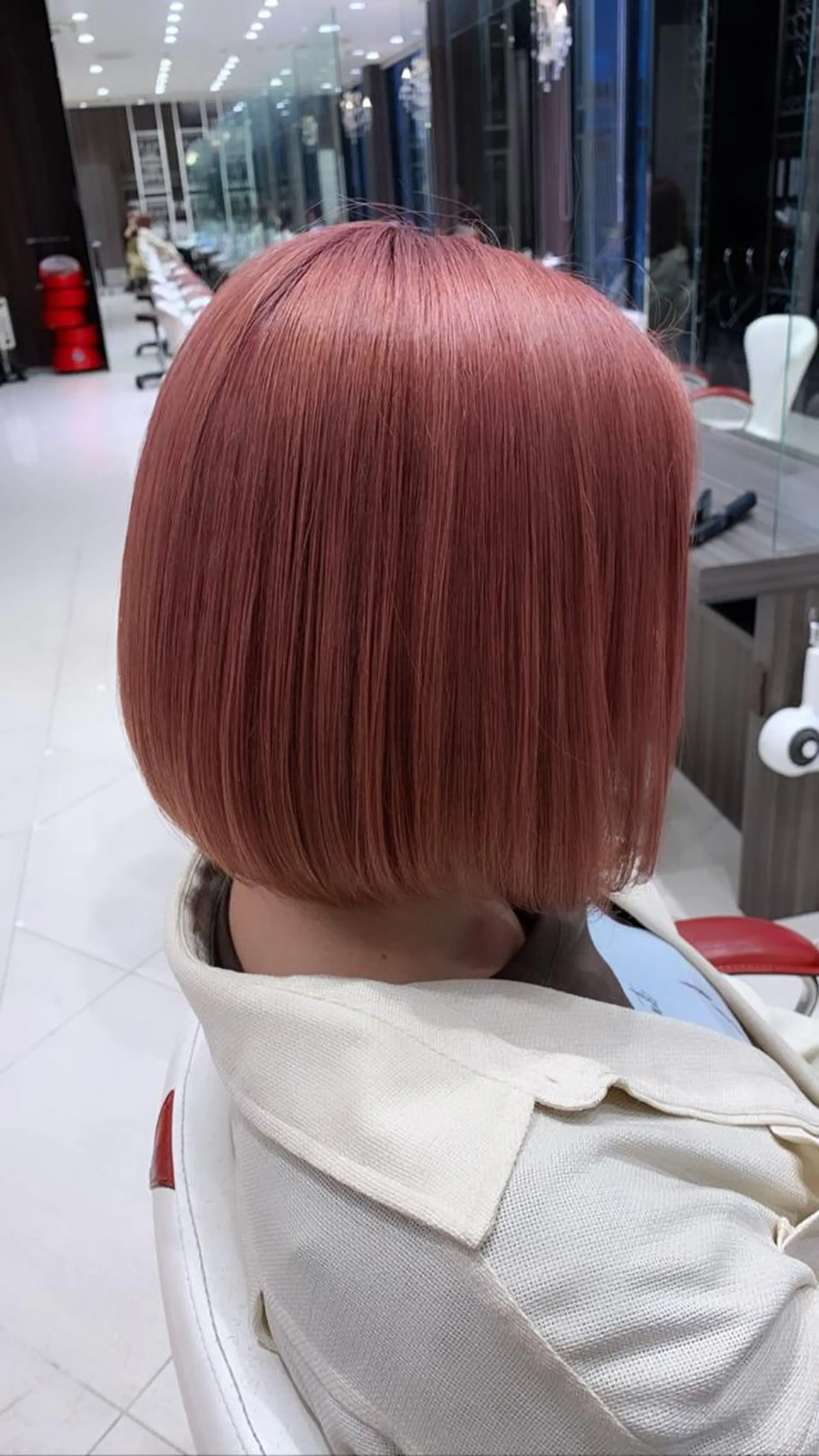 ショート カラー ピンクカラー 古畑 佑悟のヘアスタイル