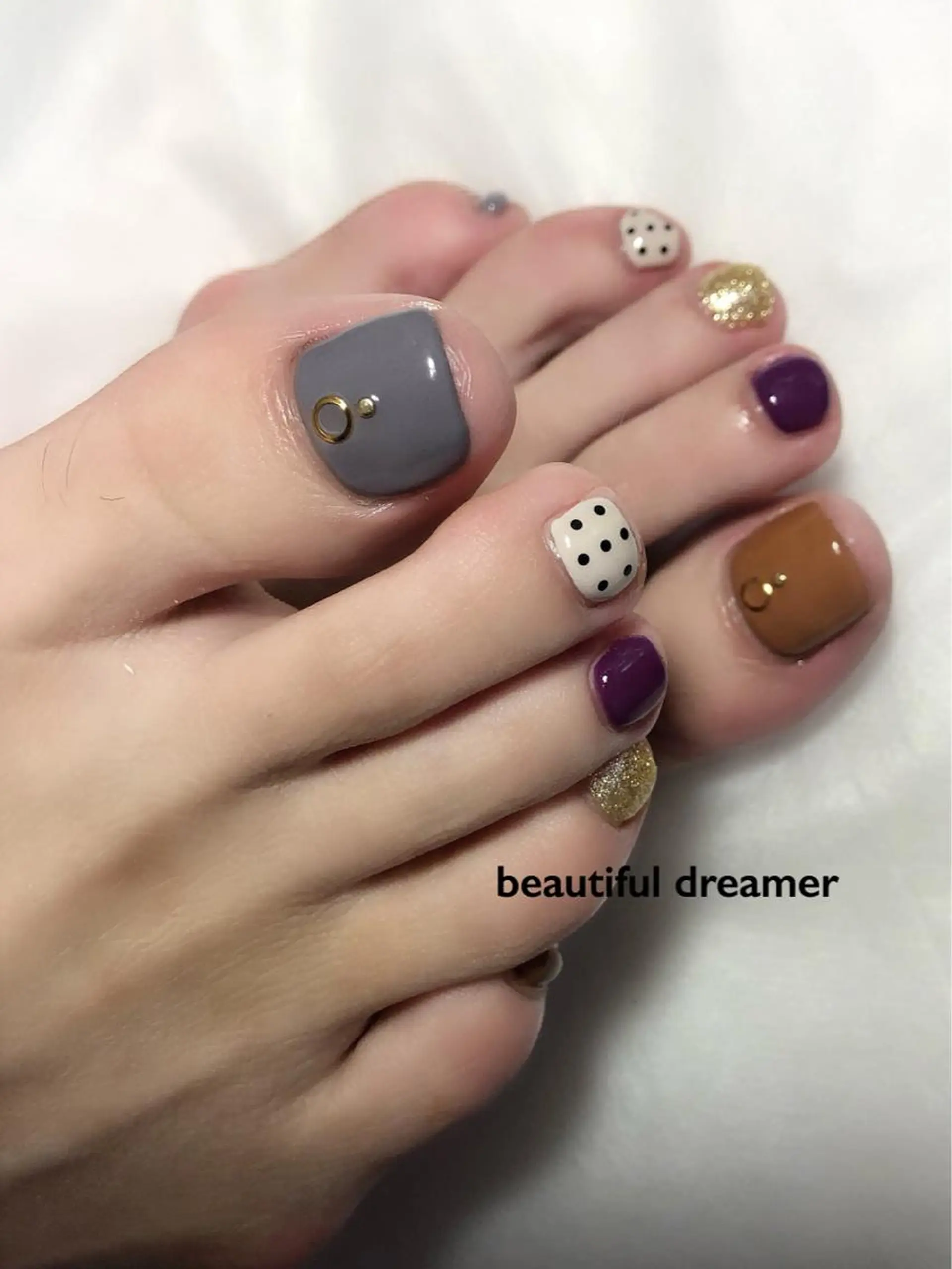ネイル フットネイル beautiful dreamerのネイルデザイン