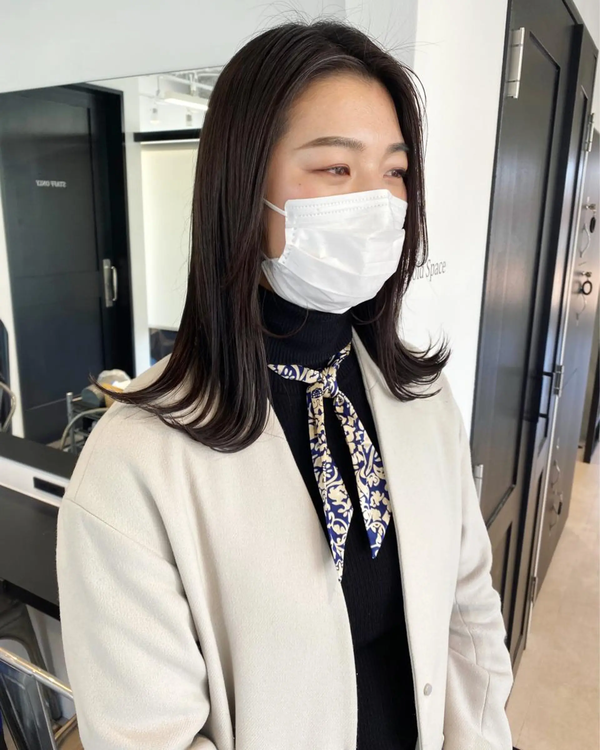 セミロング カラー カット ヘアカラー salowin JIYUGAOKA所属・マンツーマン半個室 tamuraのヘアスタイル