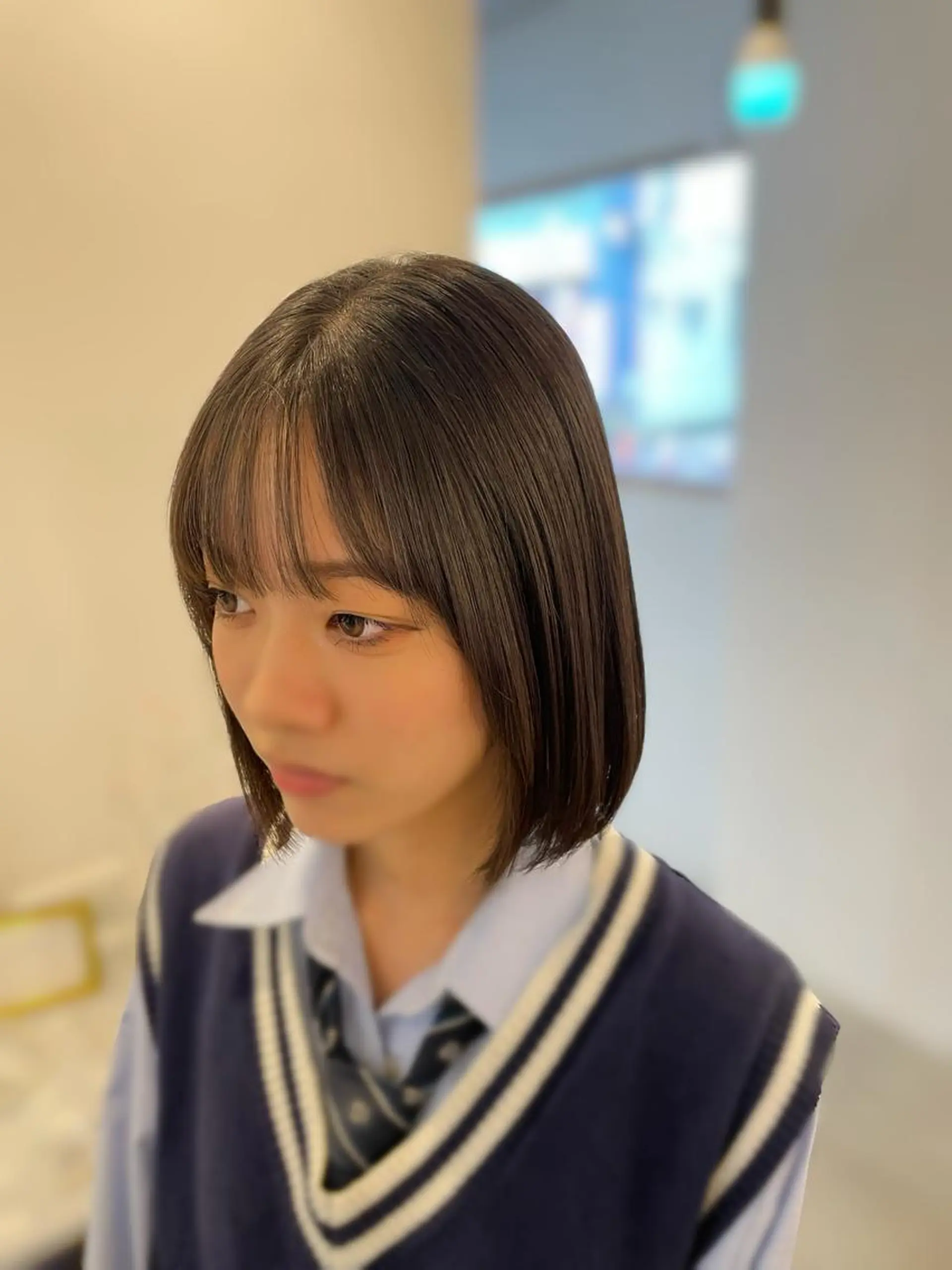 ミディアム sweetroom所属・❄️髪質改善/透明感 カラー/平塚/サトウのヘアスタイル