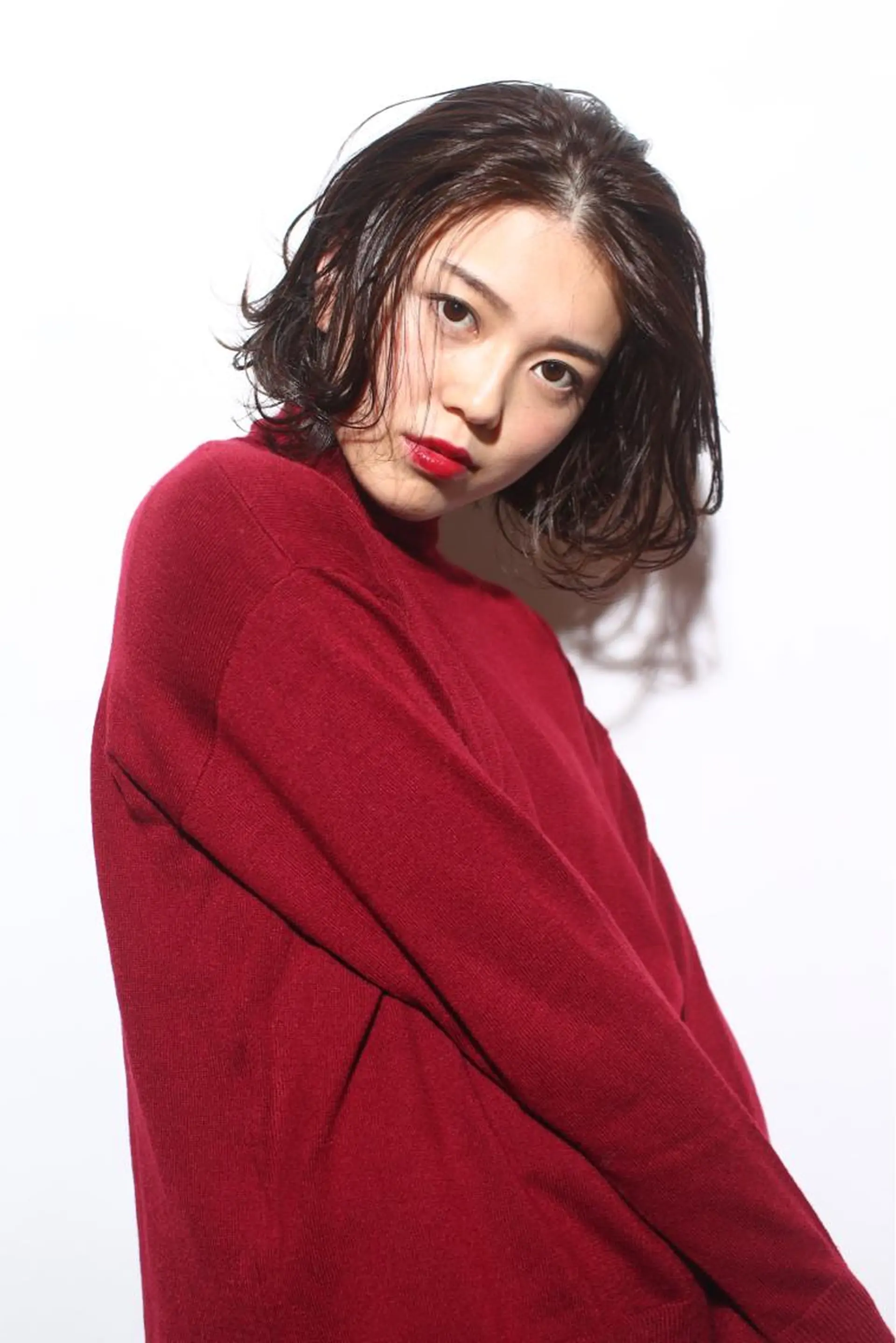 ショート カラー パーマ シールエクステ⭐️ オオミタクヤのヘアスタイル