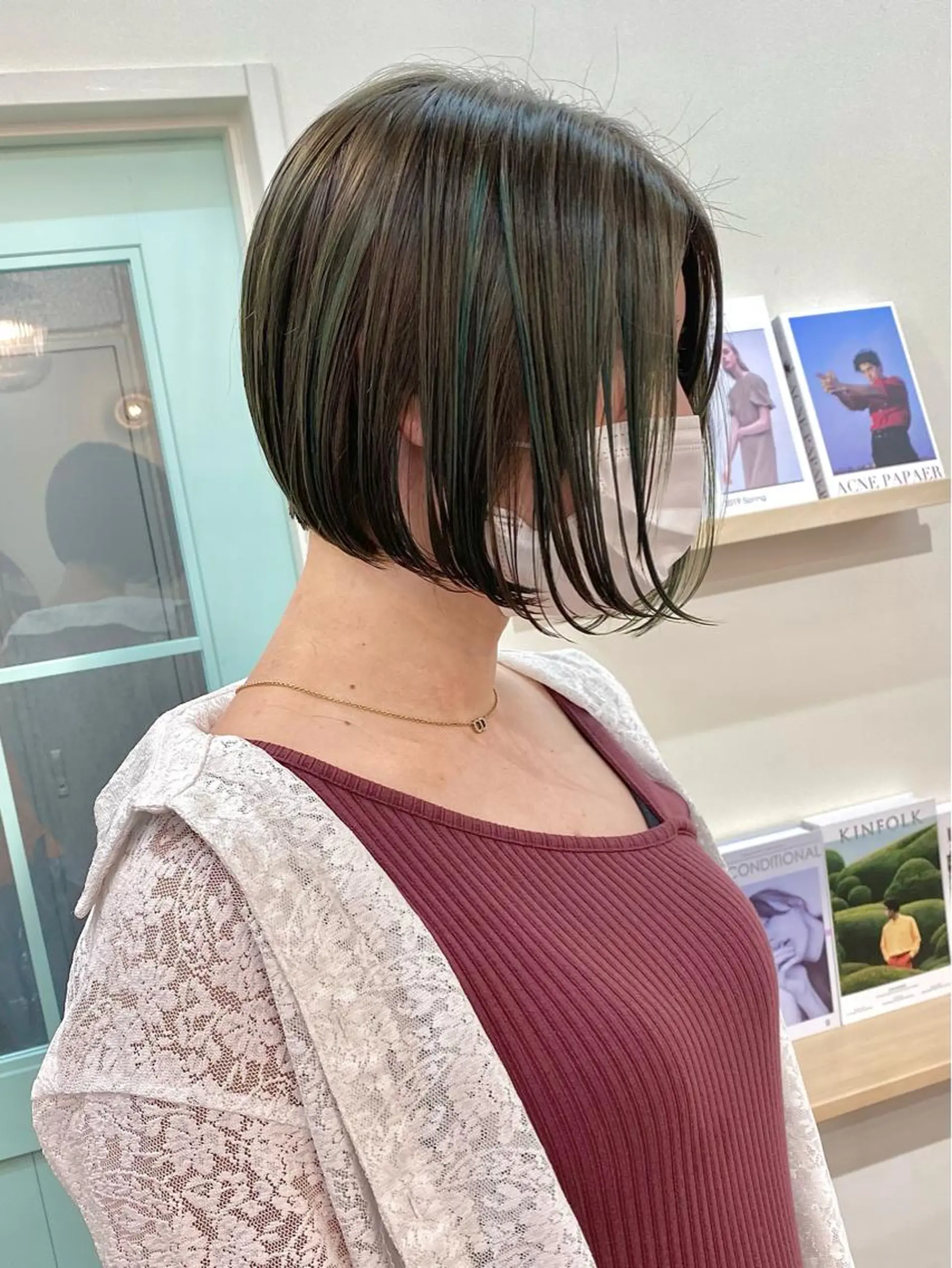 ショート カラー ハイライトカラー ハイライト ヘアカラー トリートメント ヘアセット 💘カラー特化美容師 尾崎拓己のヘアスタイル