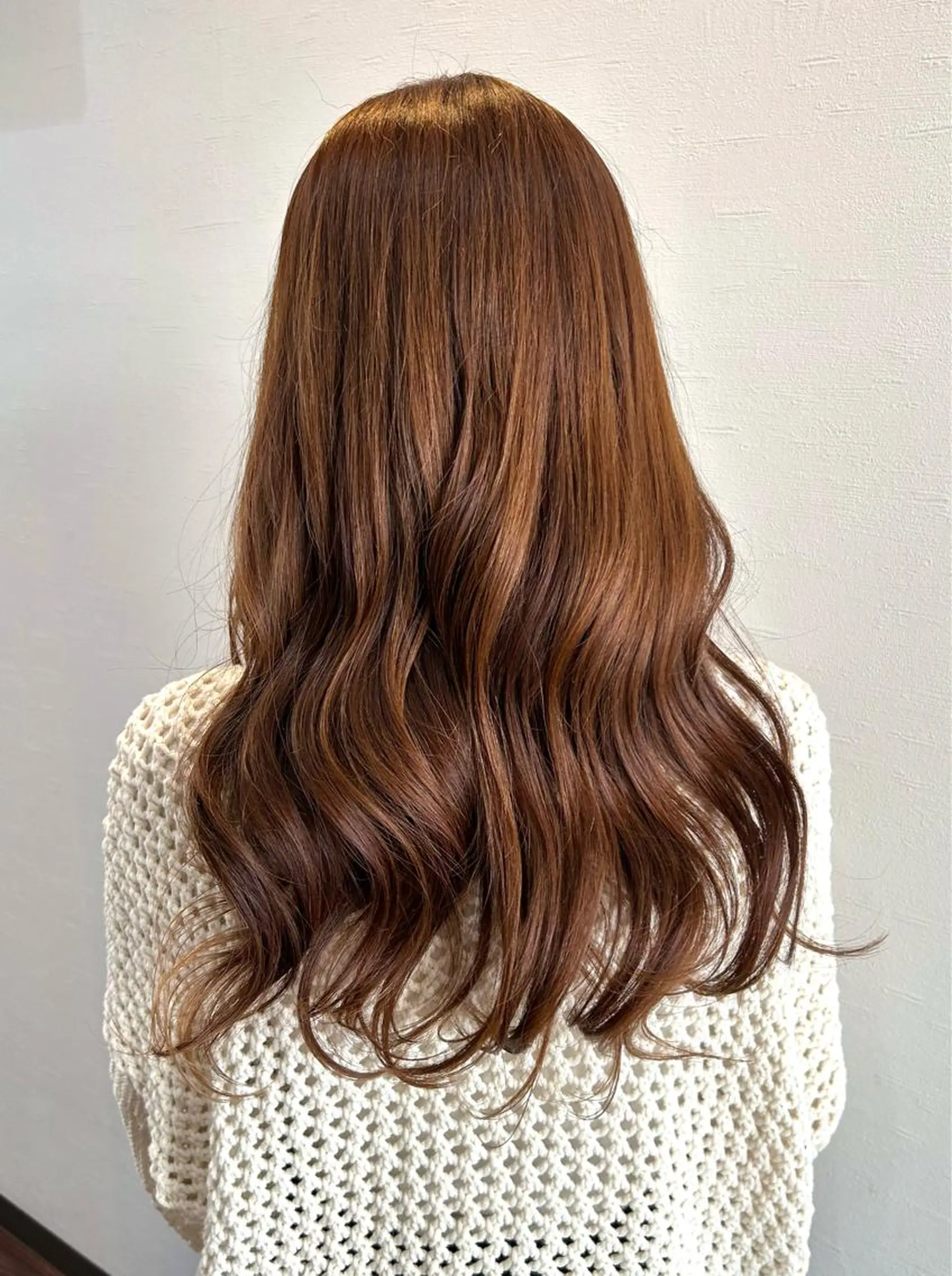 セミロング カラー 𝒌𝒚𝒐𝒌𝒂 🍀のヘアスタイル