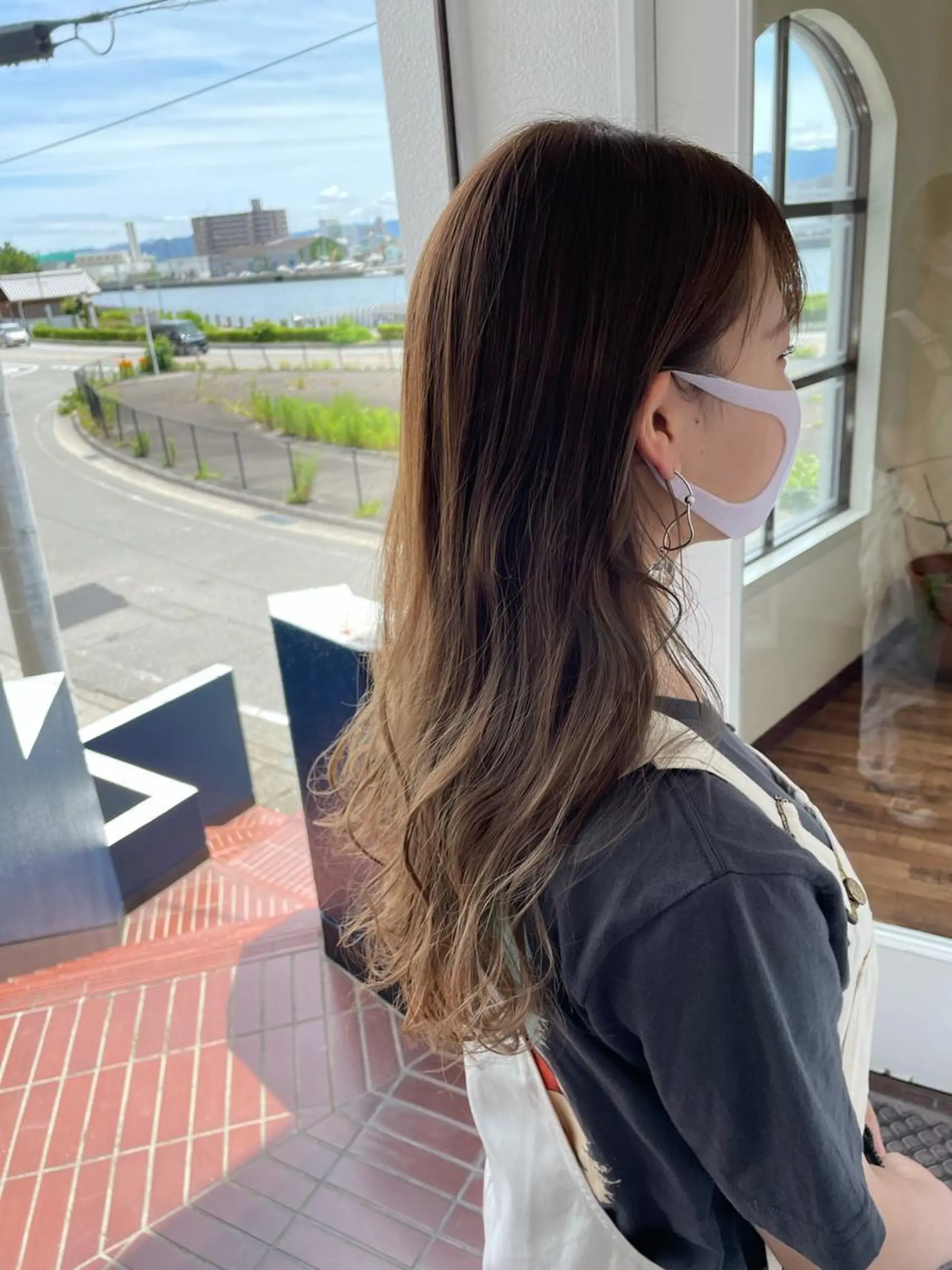 ロング カラー グラデーションカラー 大嶋 宏隆のヘアスタイル