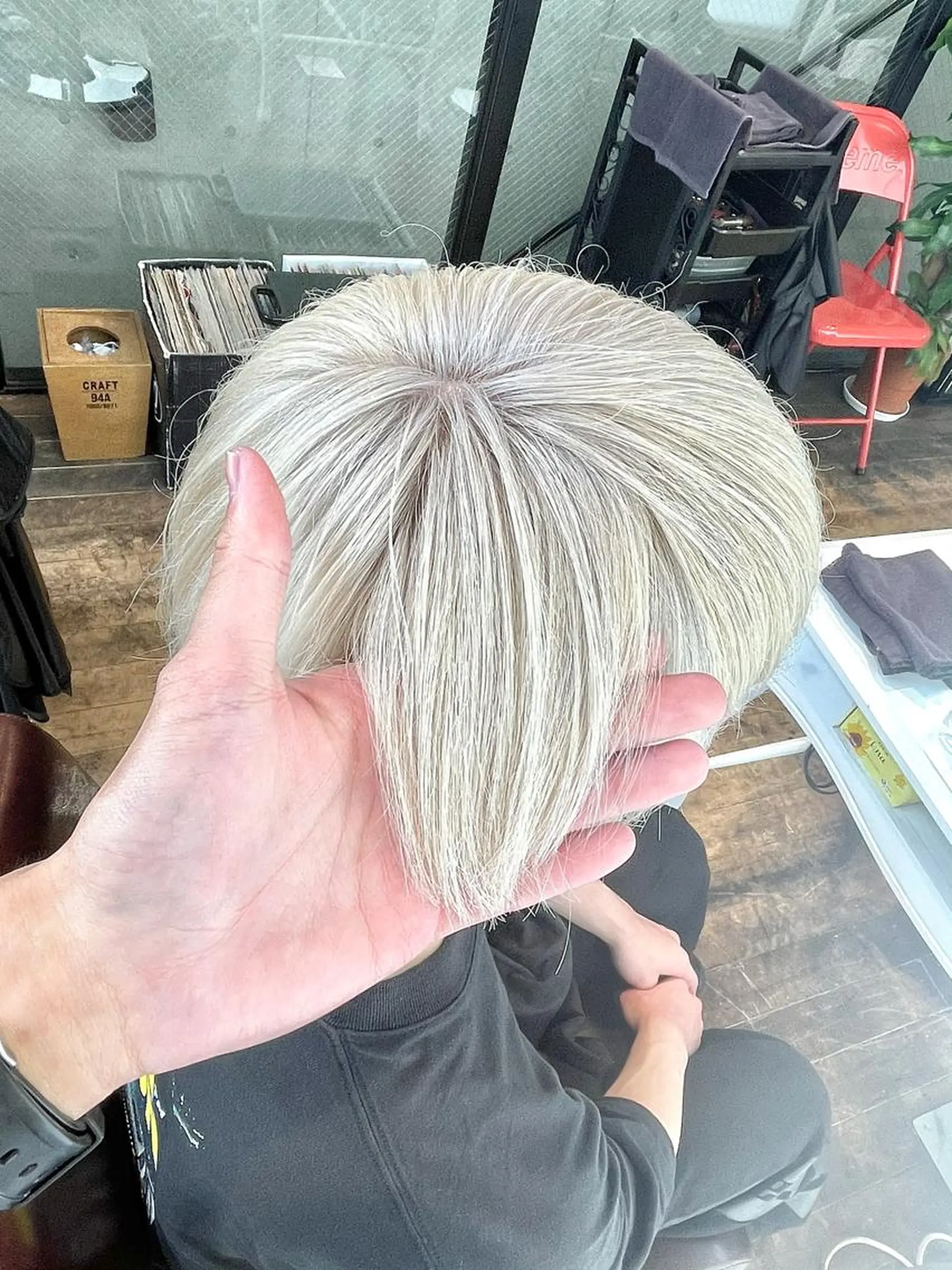 カラー メンズ ベージュカラー カット ヘアカラー HIKARI メンズ満足度No.1のヘアスタイル