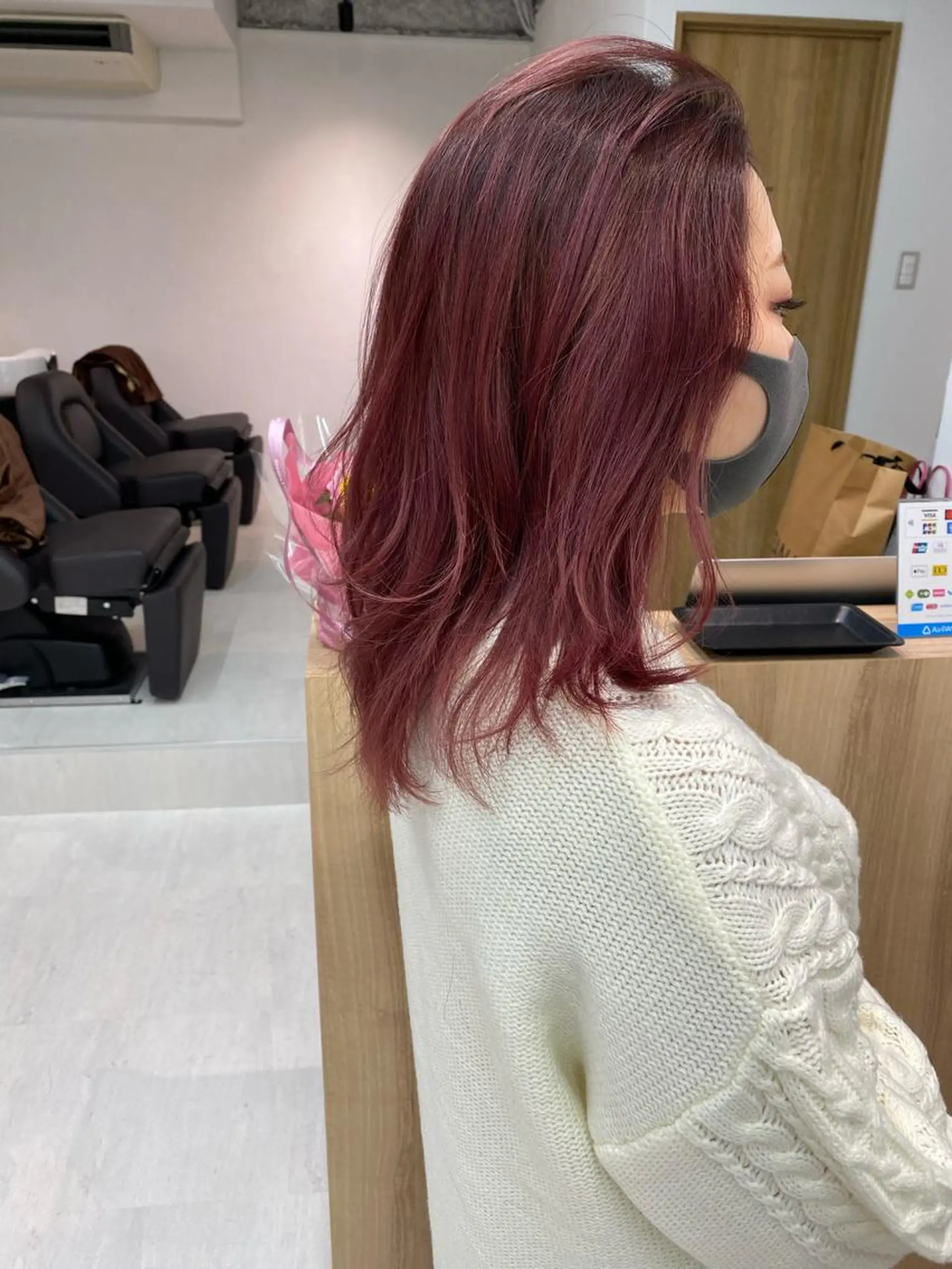 ミディアム カラー ピンクカラー ヘアカラー ハイトーン特化🌟 仲川和人のヘアスタイル