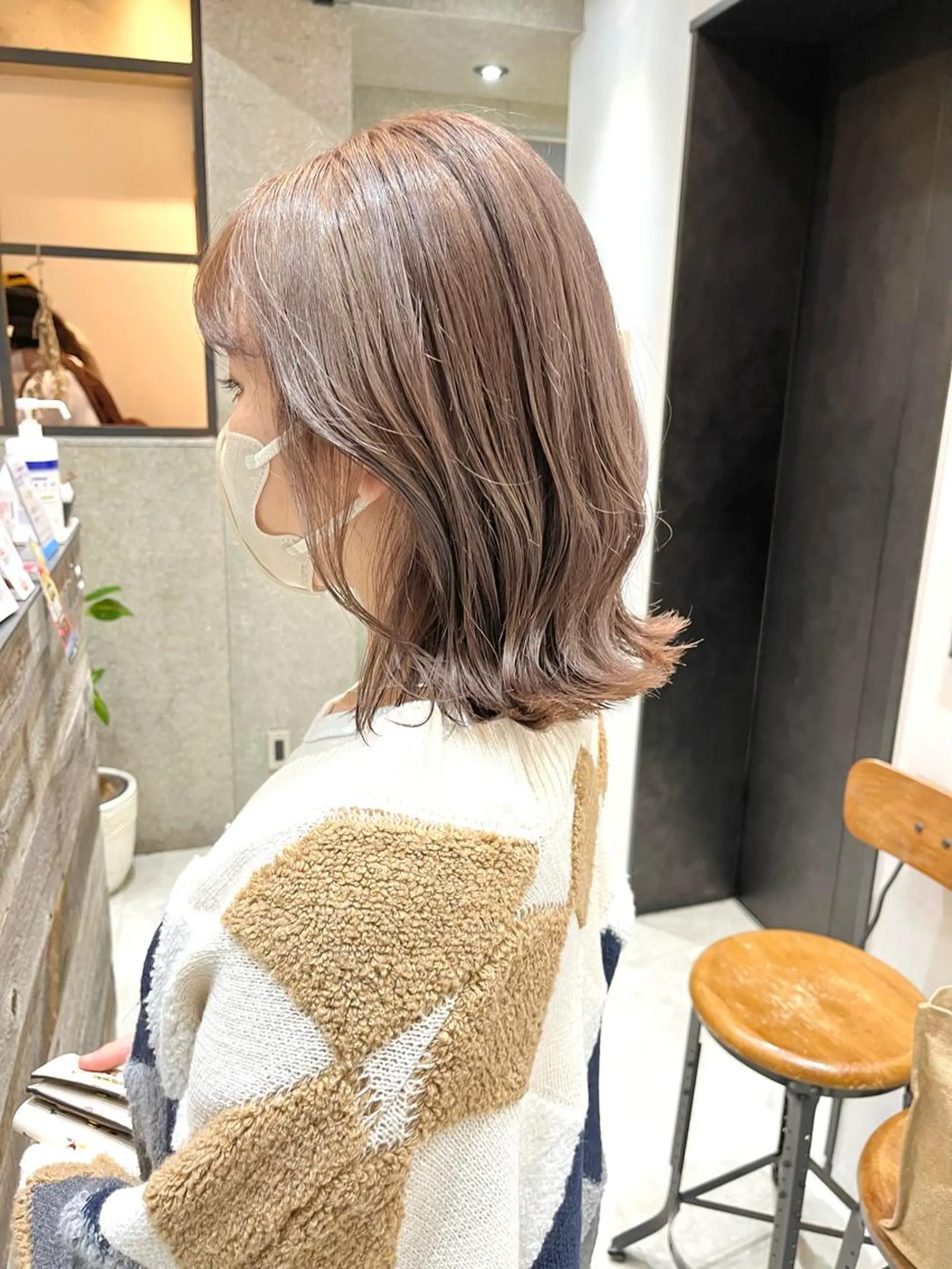 ミディアム カット トリートメント 🌈透明感カラー 韓 国ヘアこうたろうのヘアスタイル