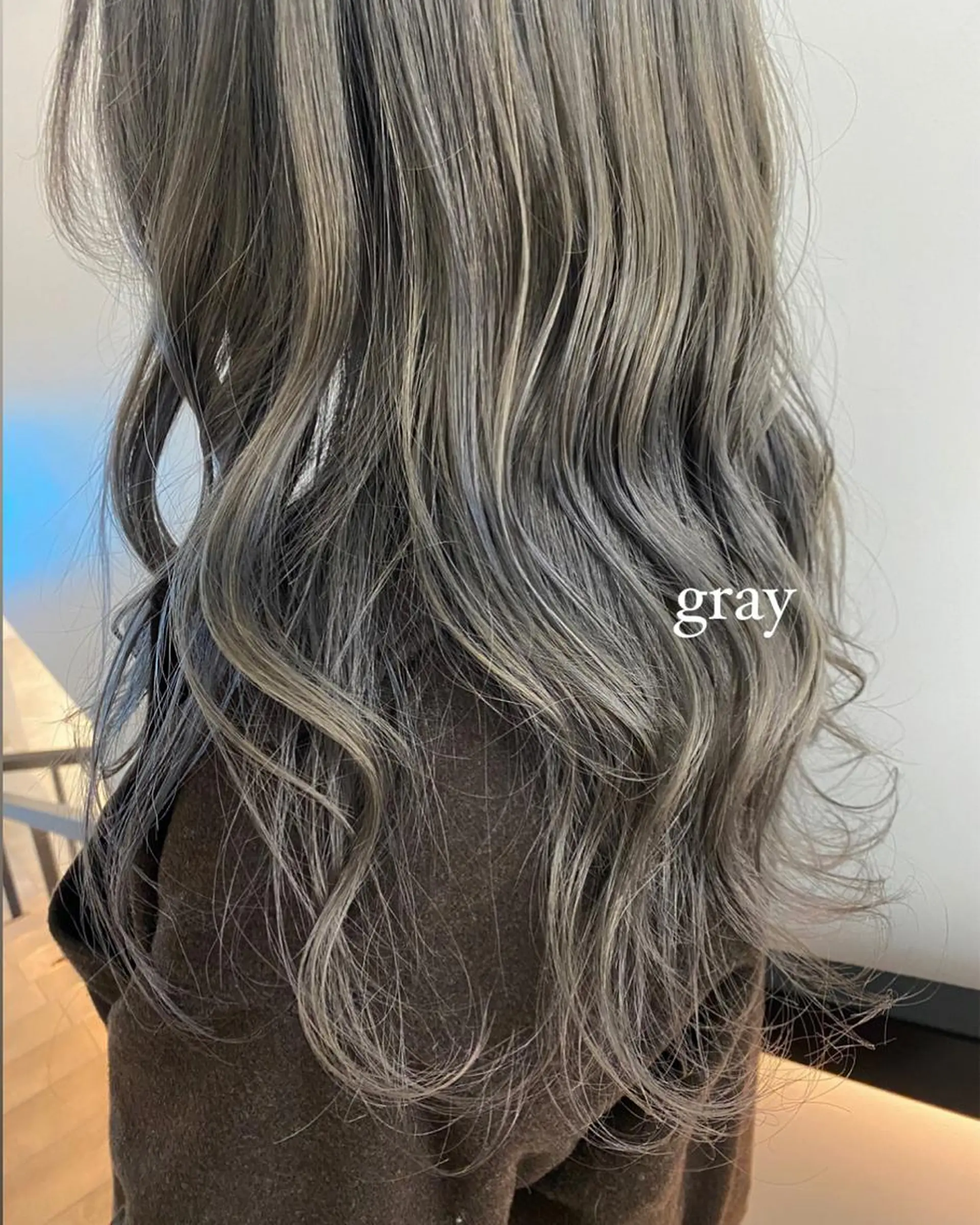 ロング カラー ヘアカラー 🌫️韓国hair kanon🇰🇷のヘアスタイル