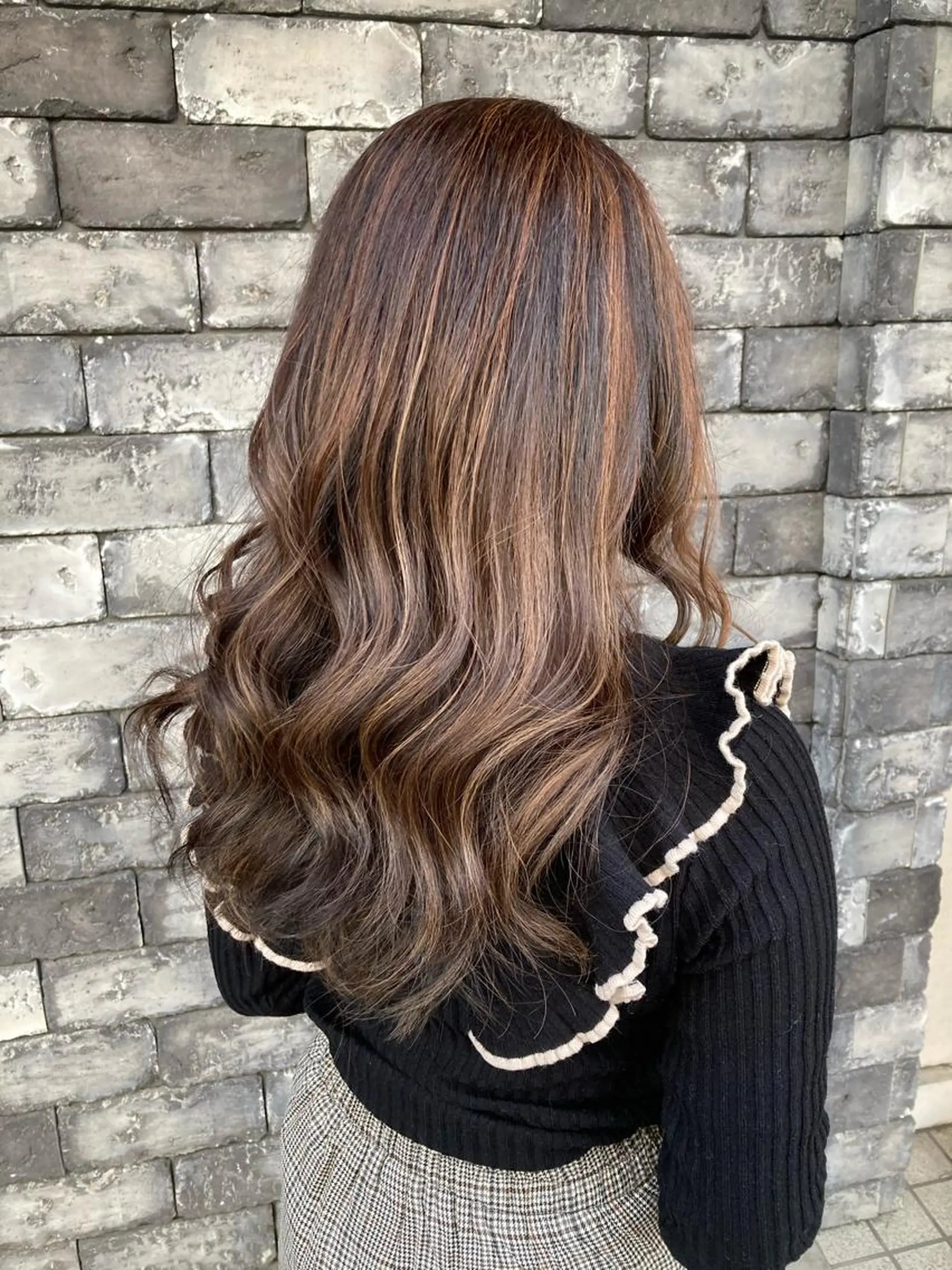 セミロング カラー ヘアカラー トリートメント ヘアセット ✂️似合わせの魔術師 石田一樹✂️のヘアスタイル