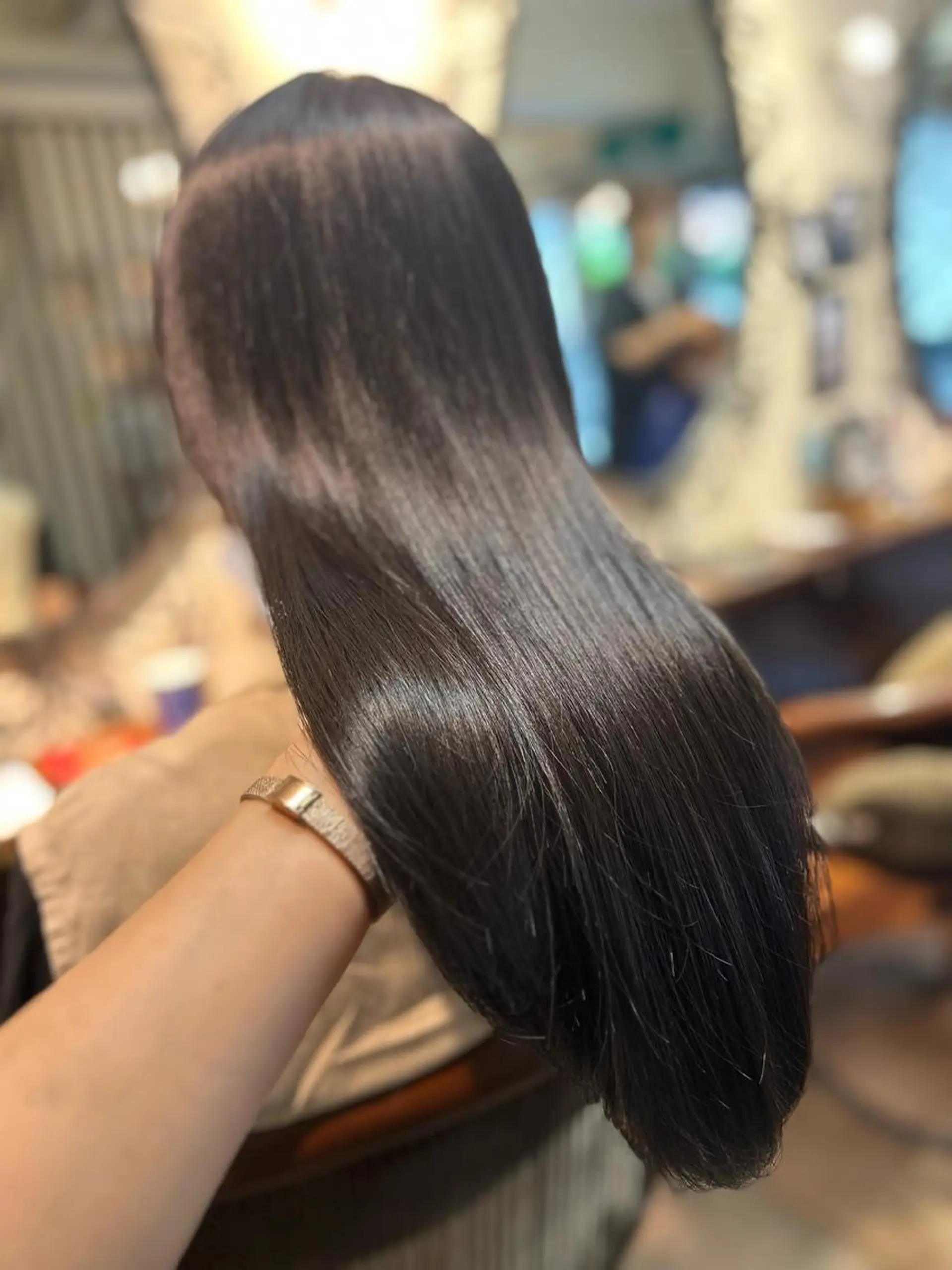 ロング カット ヘアカラー トリートメント allure所属・【髪質改善】ena 縮毛矯正/落合/新宿のヘアスタイル