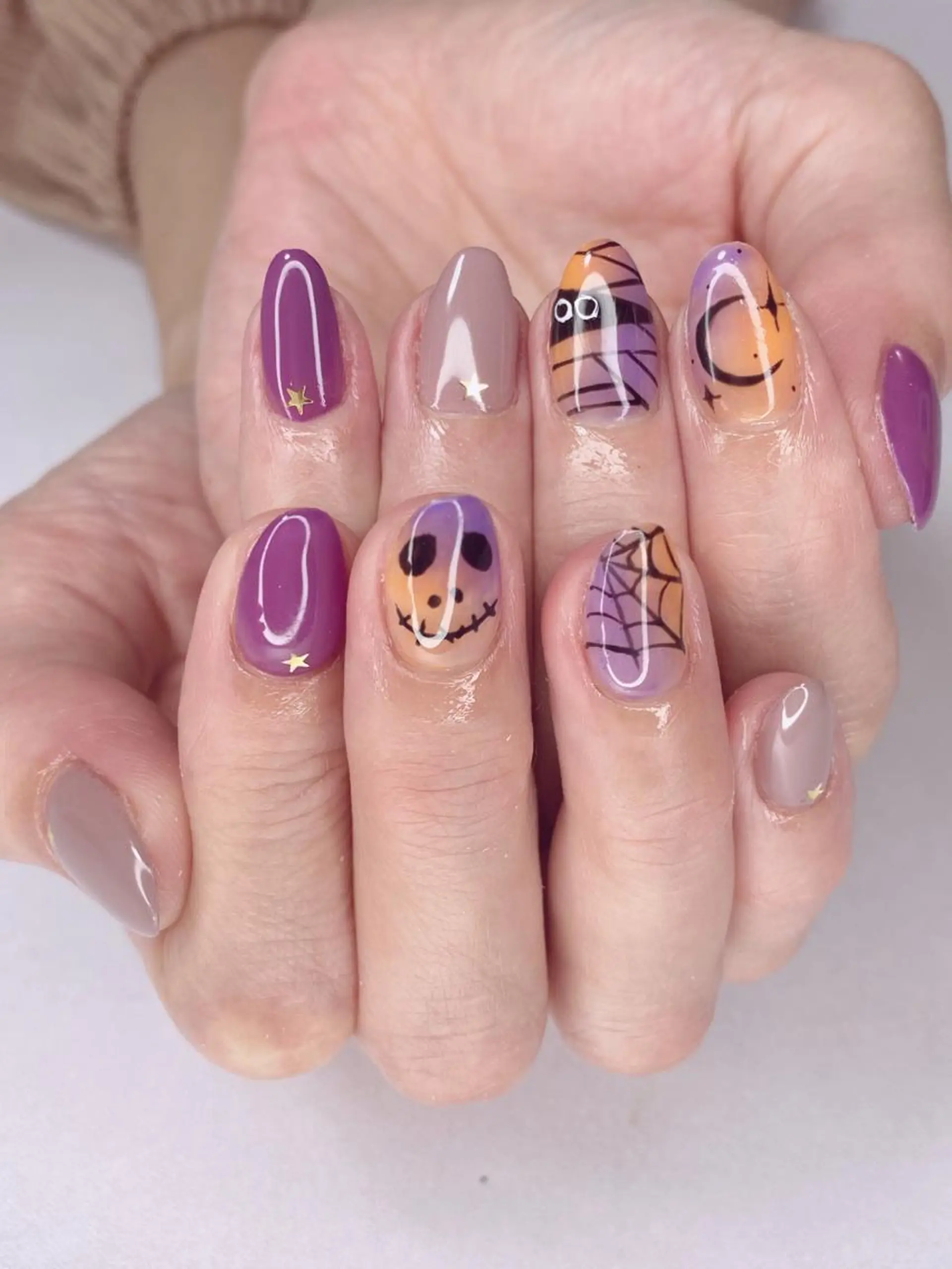 ネイル アートネイル オーロラネイル 桜ネイル クリアネイル ドット Ｎail Ｓalon ertiのネイルデザイン