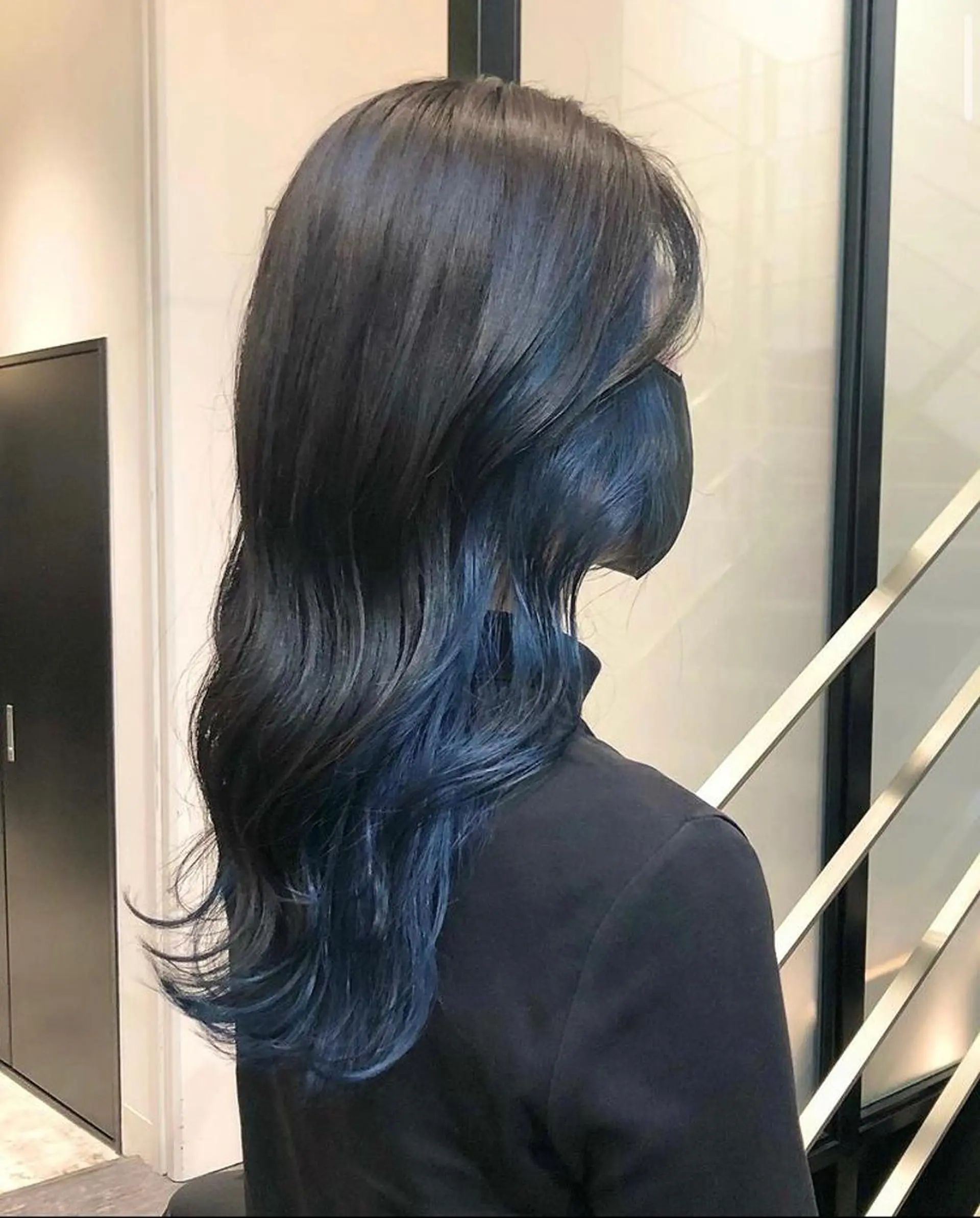 ロング カラー パーマ ヘアアレンジ メンズ キッズ 子どものヘアアレンジ メンズインナーカラー メンズ韓国風 黒髪 ブルーカラー カット ヘアカラー トリートメント GOTODAY SHAiRE SALON (原宿本店)所属・stylist 🎀 kanaのその他イメージ