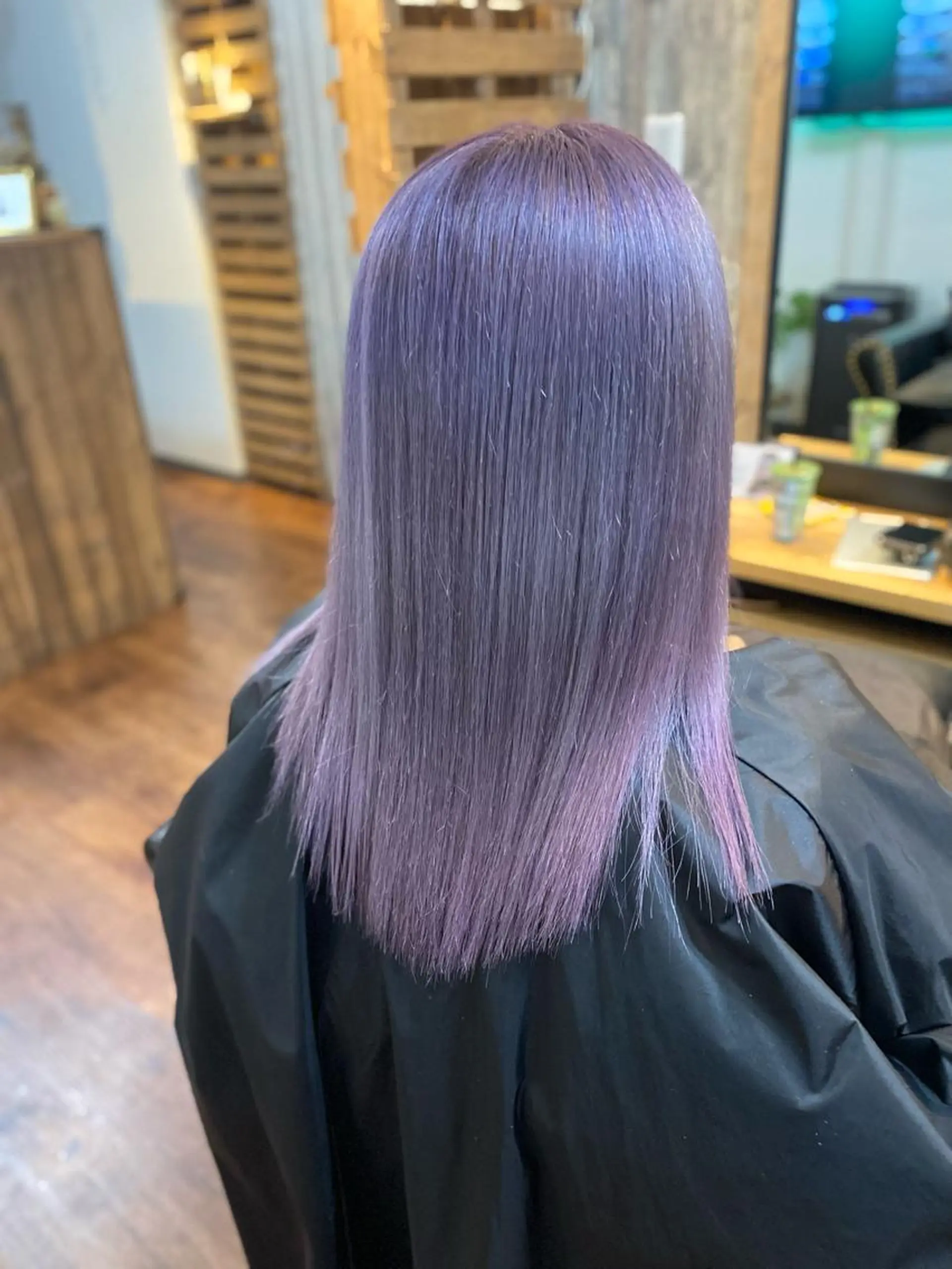 セミロング カラー ブリーチ 髪質改善 トリートメント カット ヘアカラー トリートメント Lizir  ルズィール所属・Luzir⭐︎ GEN⭐︎のヘアスタイル