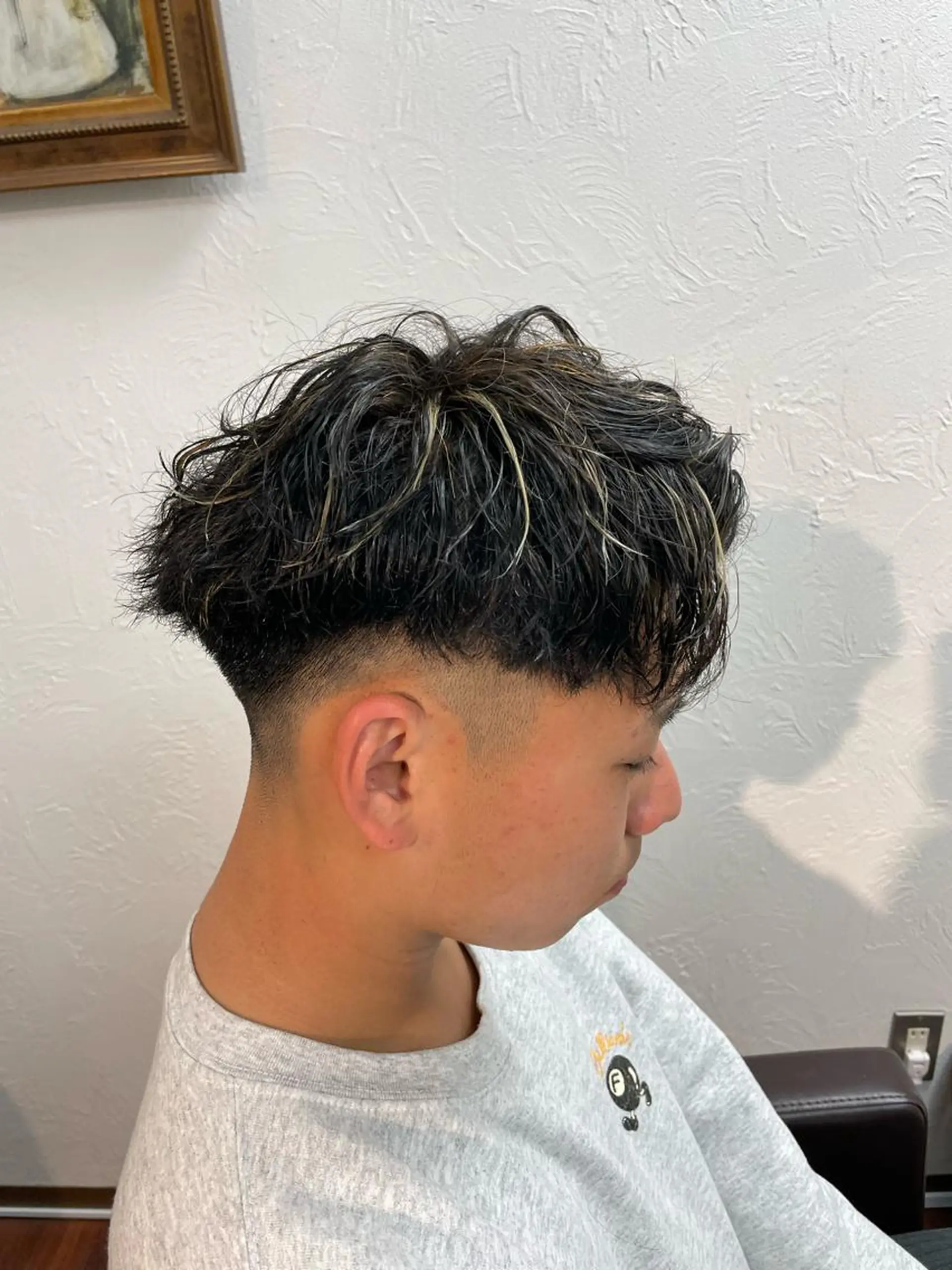 ショート パーマ トリートメント 山本 雷のヘアスタイル