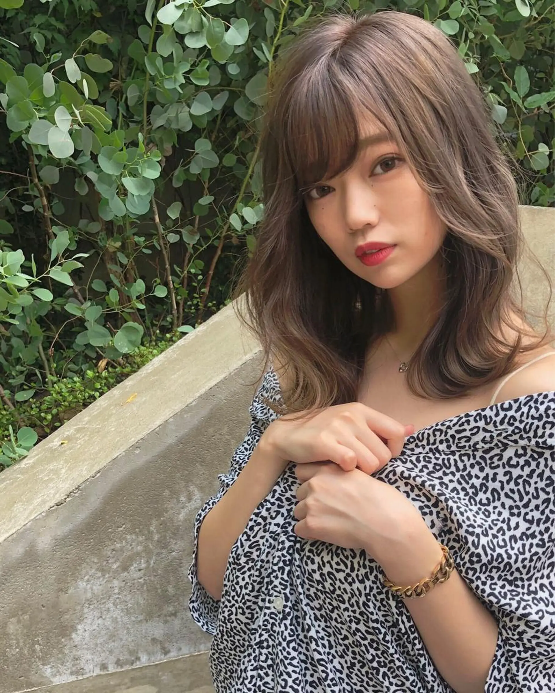 ミディアム カラー 縮毛矯正/ 髪質改善/浅見拓哉のヘアスタイル