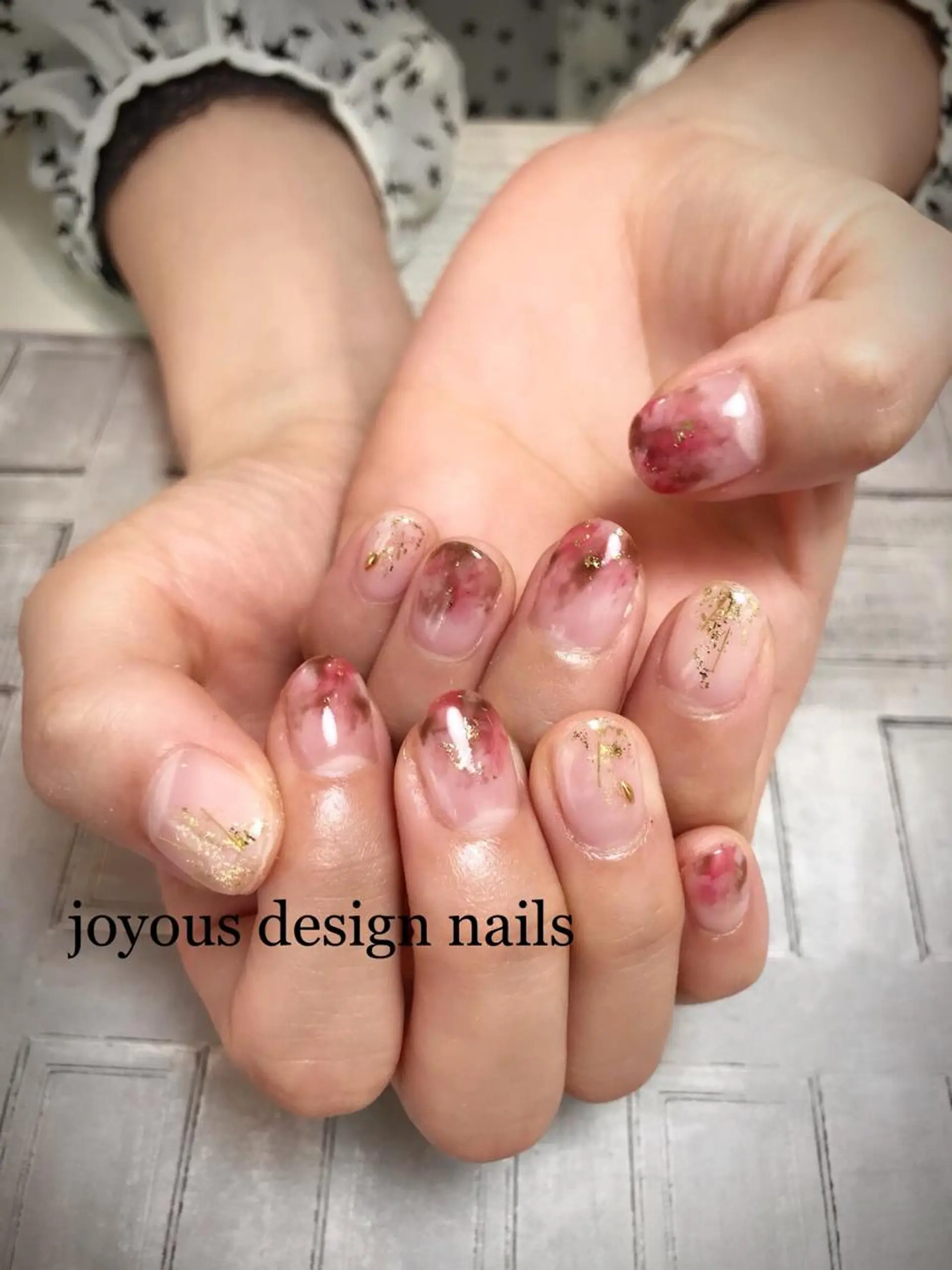 ネイル ニュアンスネイル シンプルネイル ハンドネイル jdn kayokoのネイルデザイン