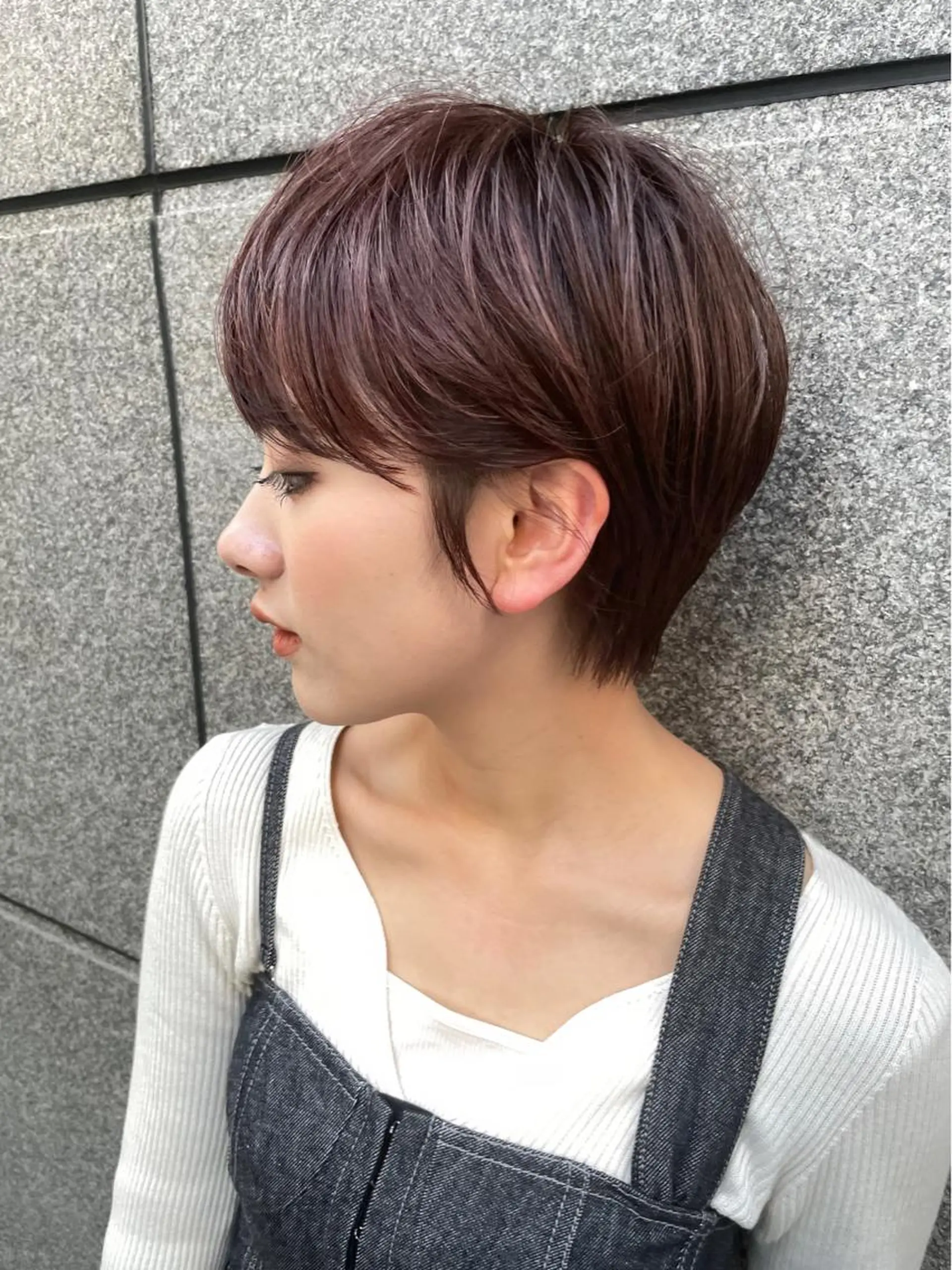 ショート カラー カット ヘアカラー トリートメント 【韓国　レイヤー 髪質改善✨】かずのヘアスタイル
