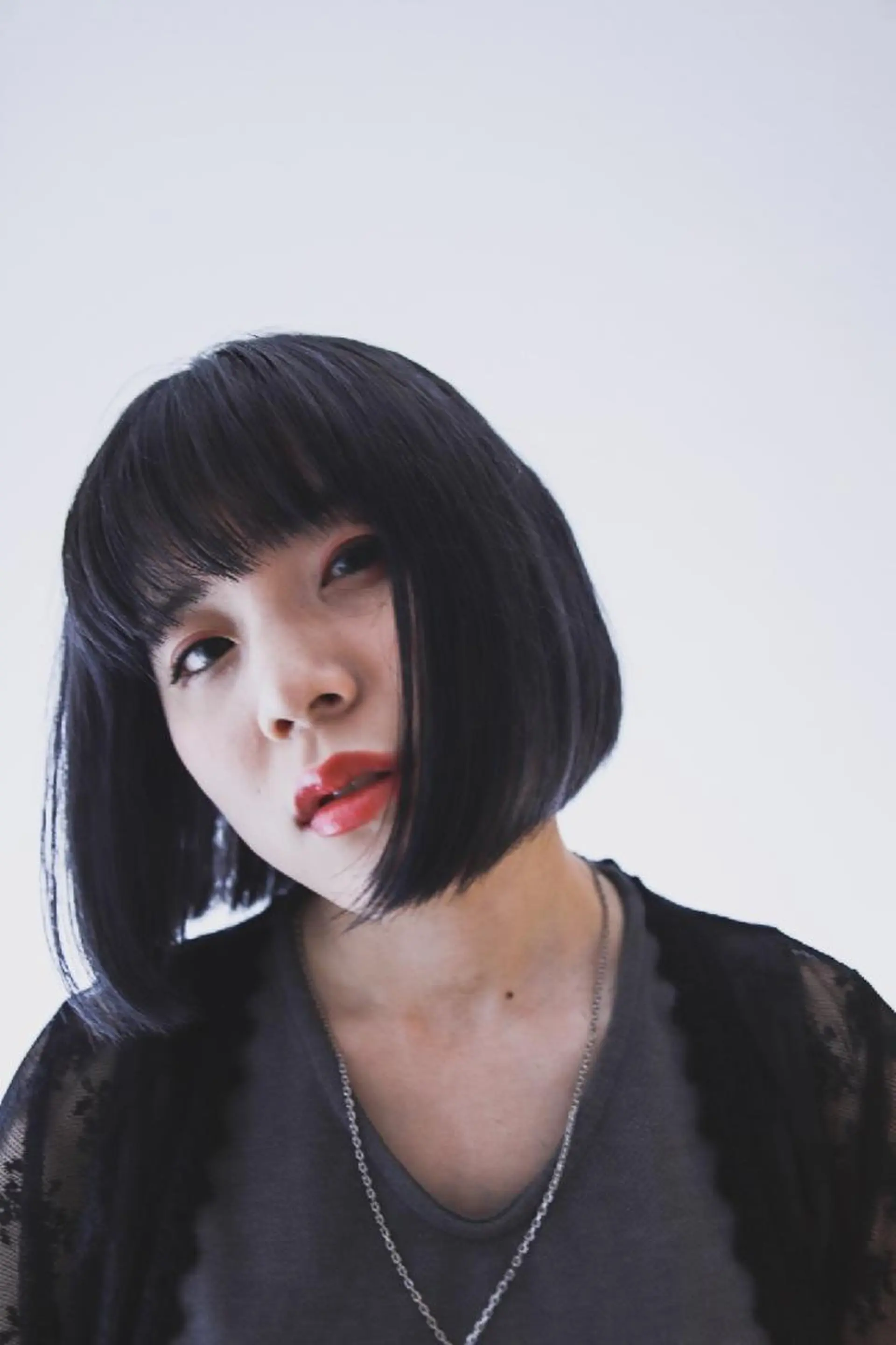 ショート カラー ブルーカラー ブルーパープル パープルカラー ボブ カット ヘアカラー 浅野 翔馬のヘアスタイル