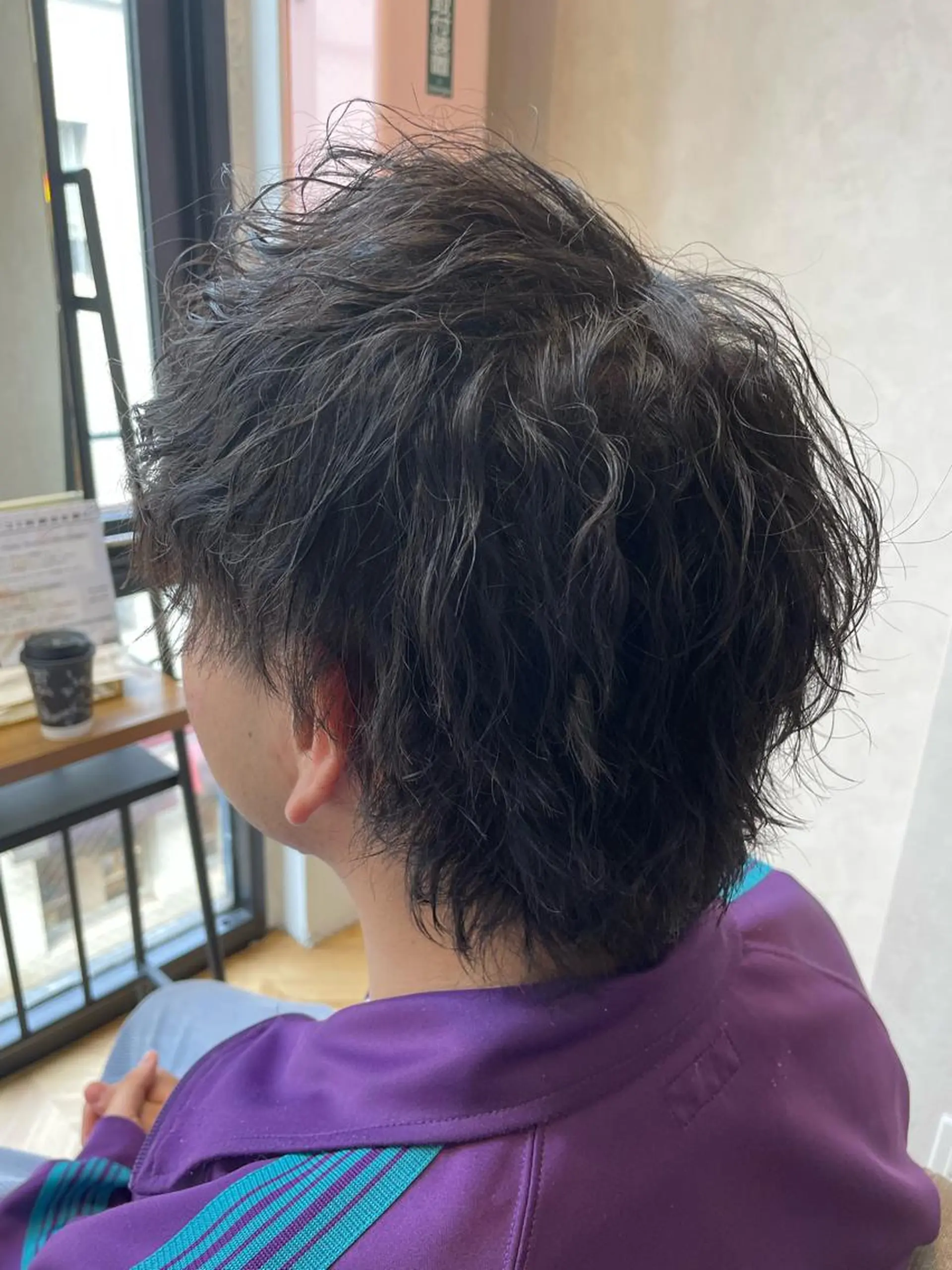 ショート ミストバング ボブ ハイライト 髪質改善 韓国風ヘア カット パーマ newi宮崎 akioのヘアスタイル