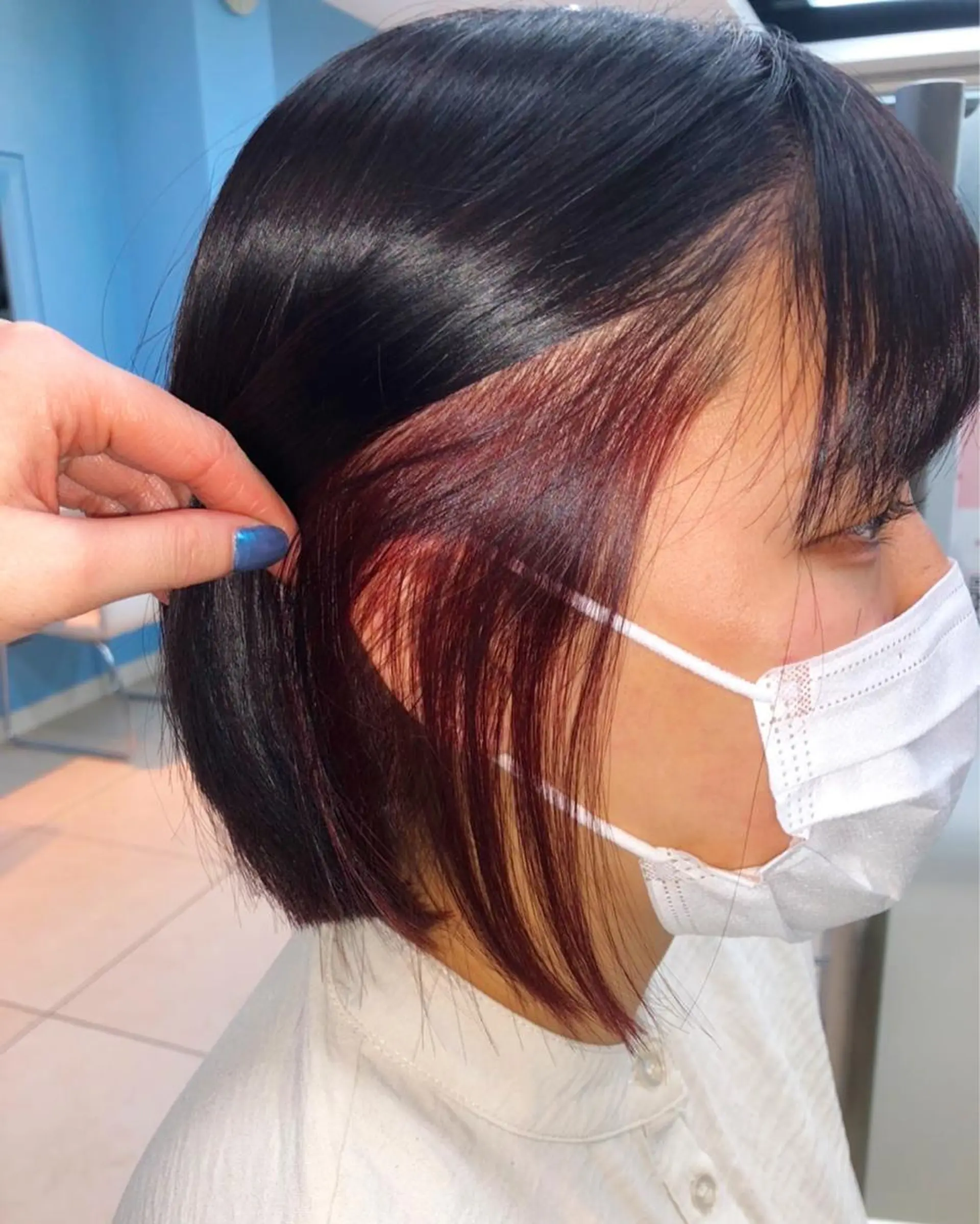 ショート カラー ヘアカラー 💜モデル大募集💜 松下のヘアスタイル