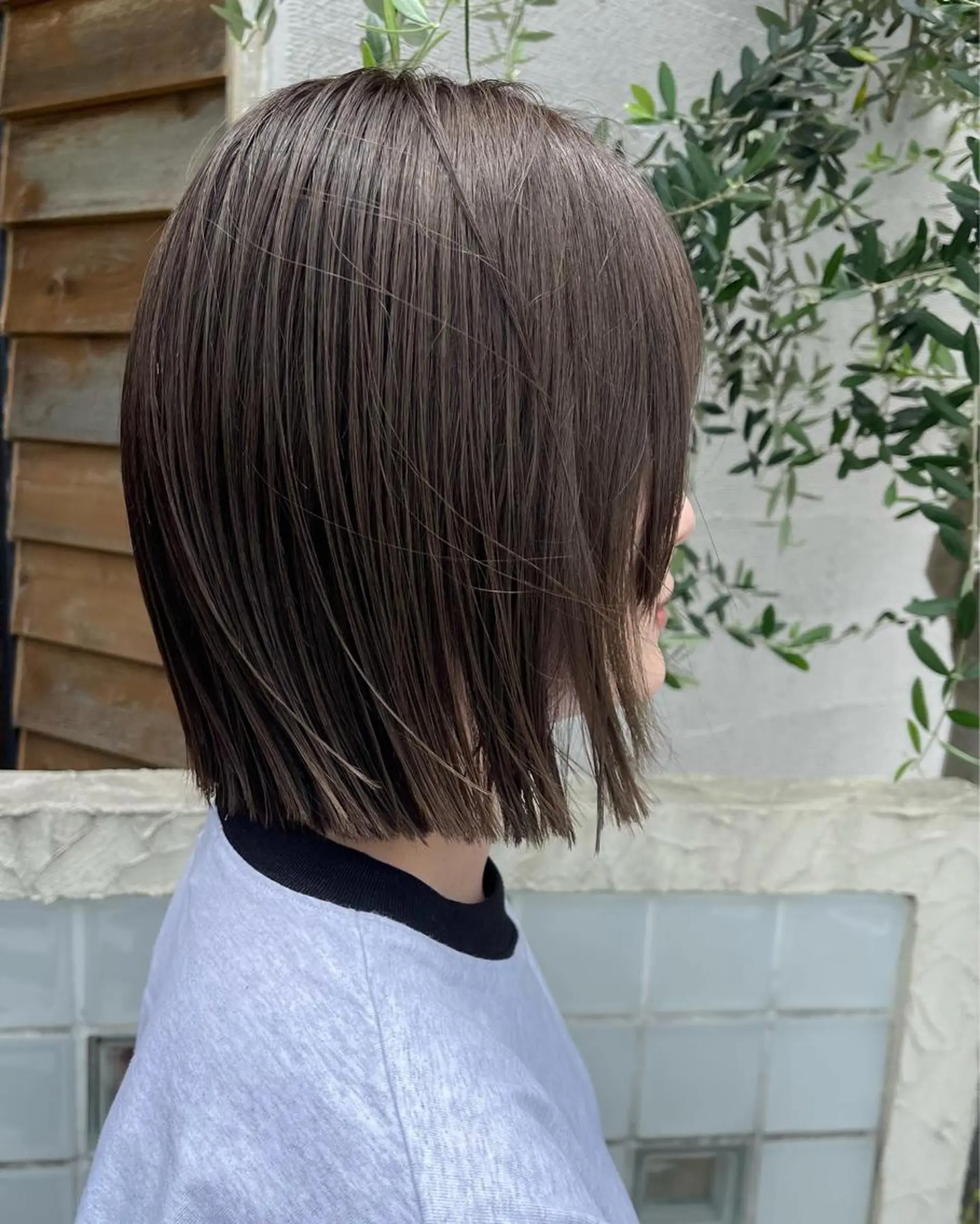 ミディアム カット 縮毛矯正 トリートメント CEEK /NO.4所属・梶原 真帆のヘアスタイル