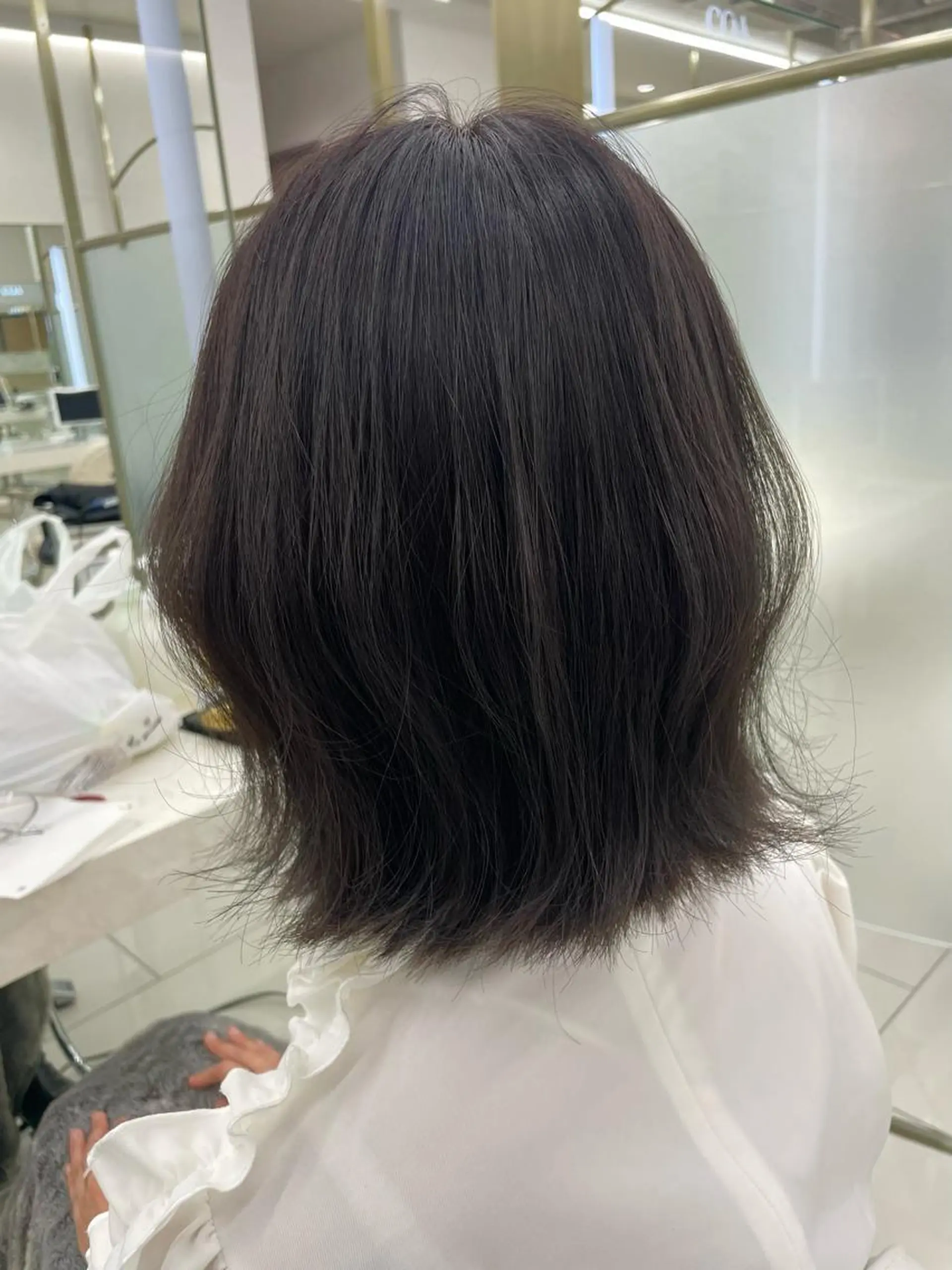 ショート カラー COA GINZA 空也/前髪/顔まわりのヘアスタイル