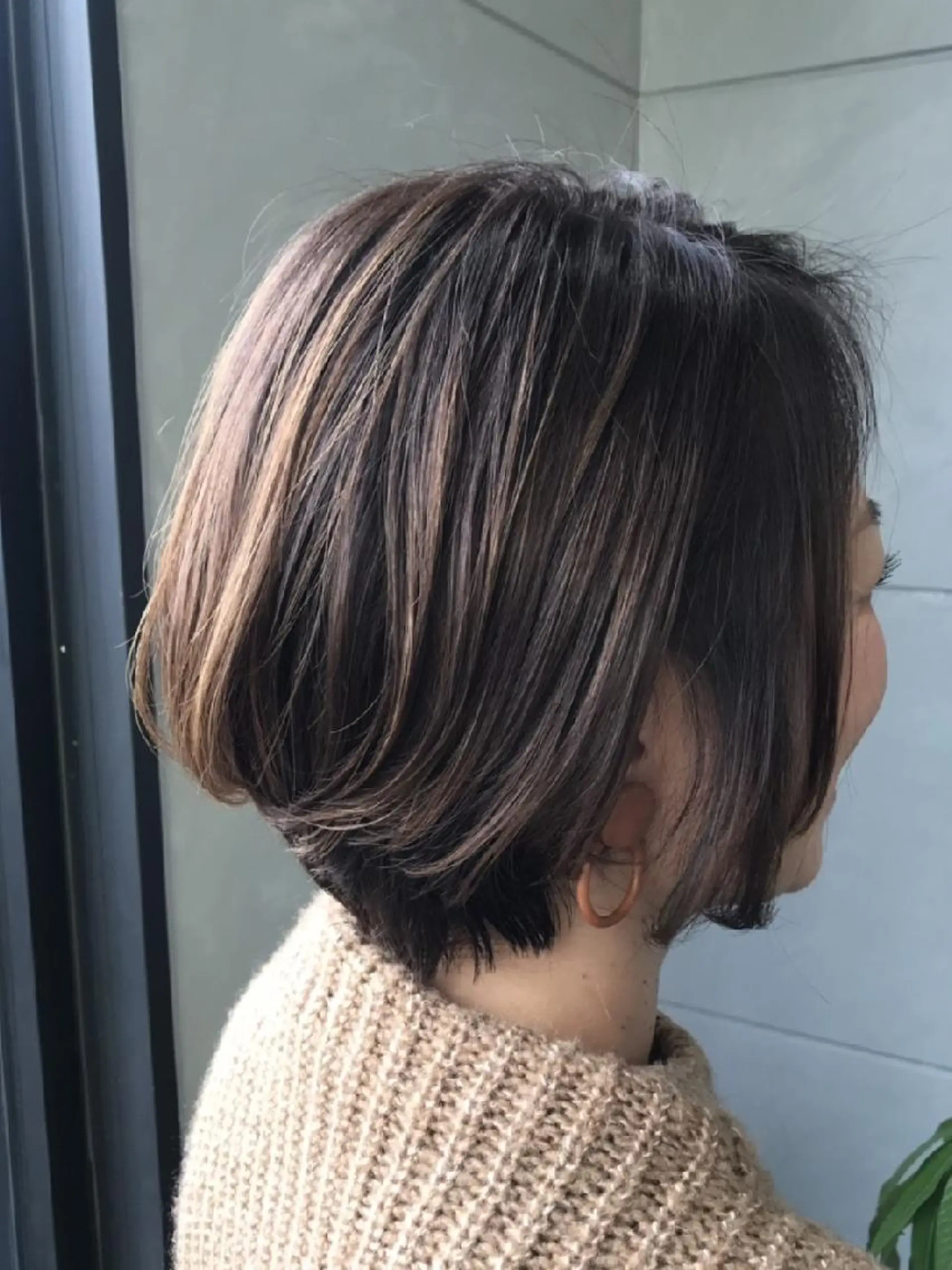 ショート カラー カット ma cherie 三浦直美のヘアスタイル